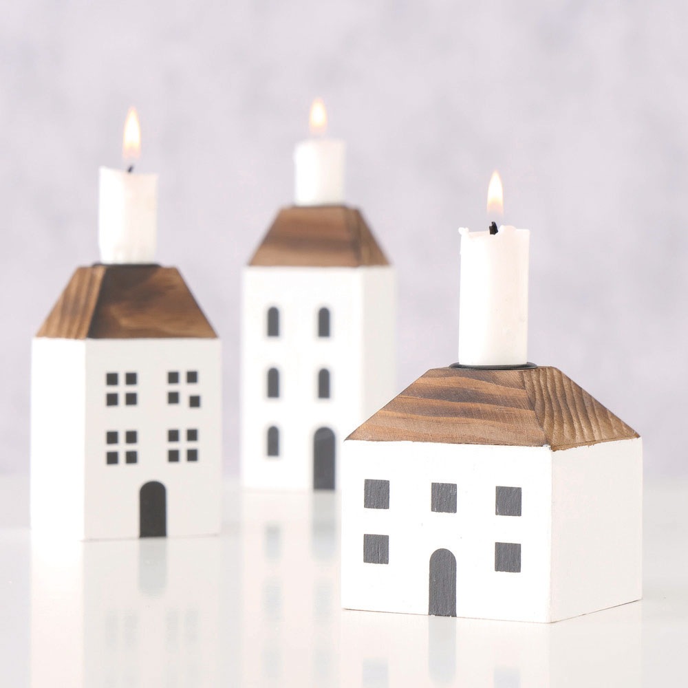 kaufen Set »Weihnachtsdeko«, auf Rechnung praktischen im 3er BOLTZE Kerzenhalter