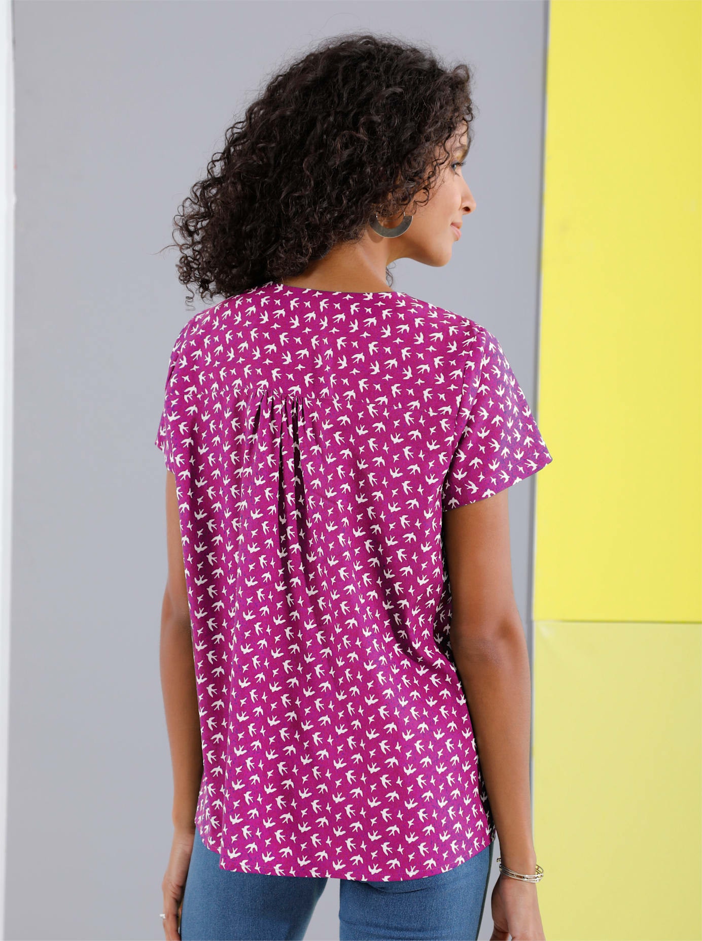 Classic Basics Druckbluse