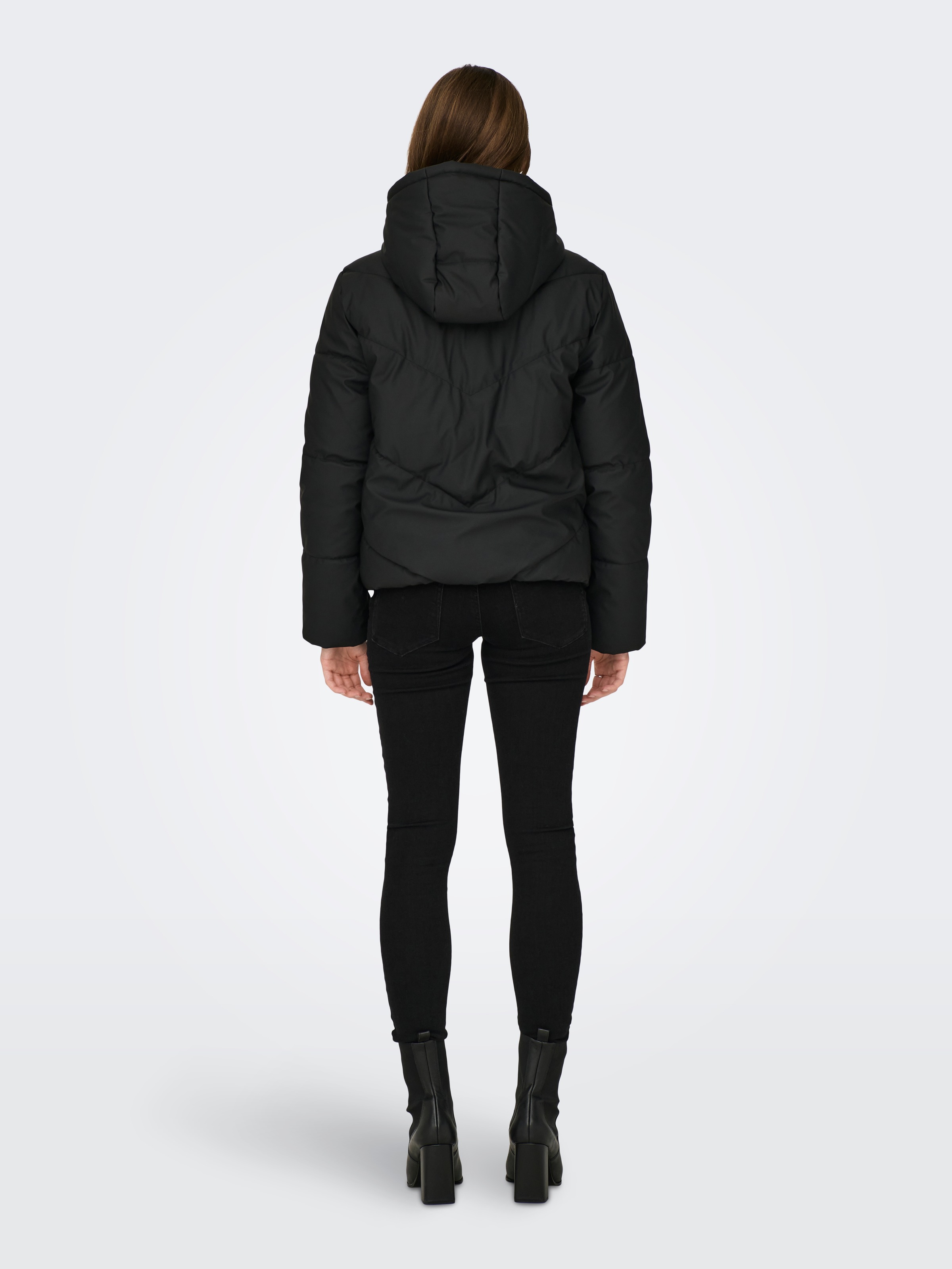 JDY Steppjacke »JDYARNHEM WATER REP SHORT PUFFA OTW NOOS«, mit Kapuze