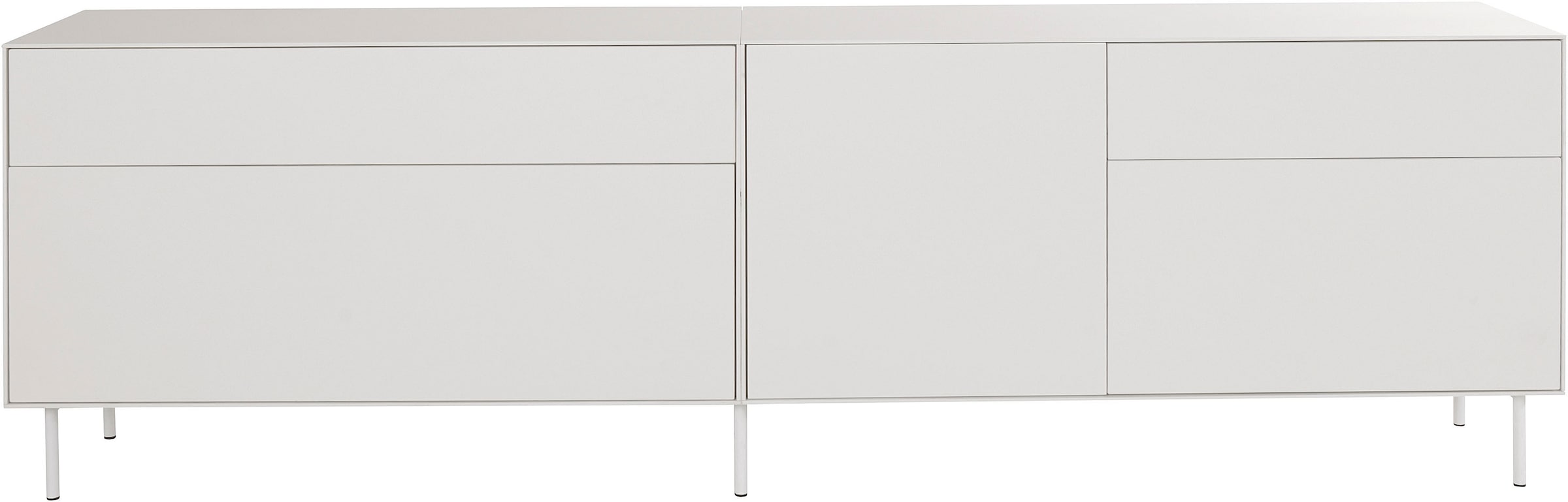 LeGer Home by Lena Gercke Lowboard »Essentials«, (2 St.), Breite: 239cm, MDF lackiert, Push-to-open-Funktion