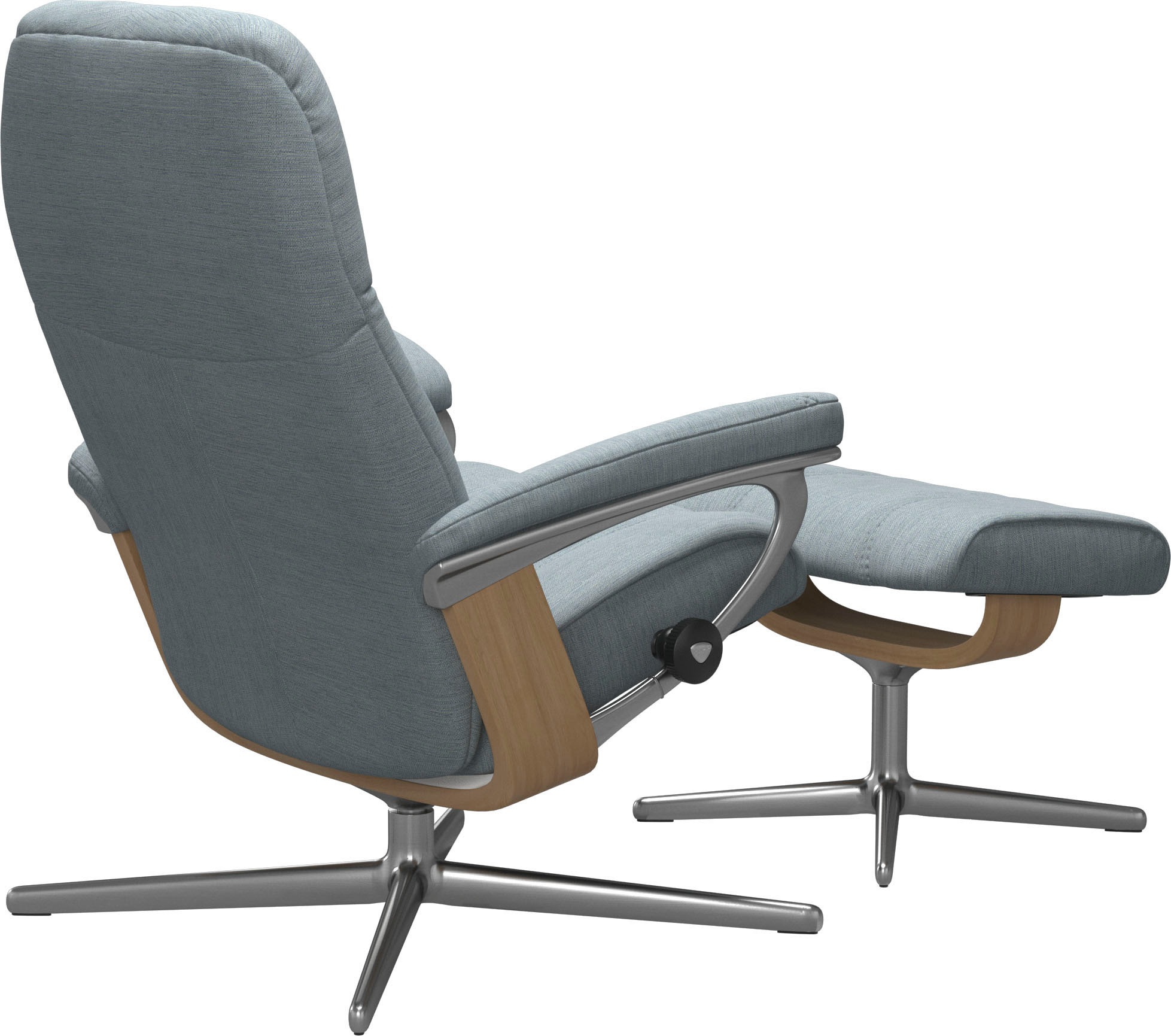 Stressless® Fußhocker »Consul«, mit Cross Base, Größe S, M & L, Holzakzent Eiche