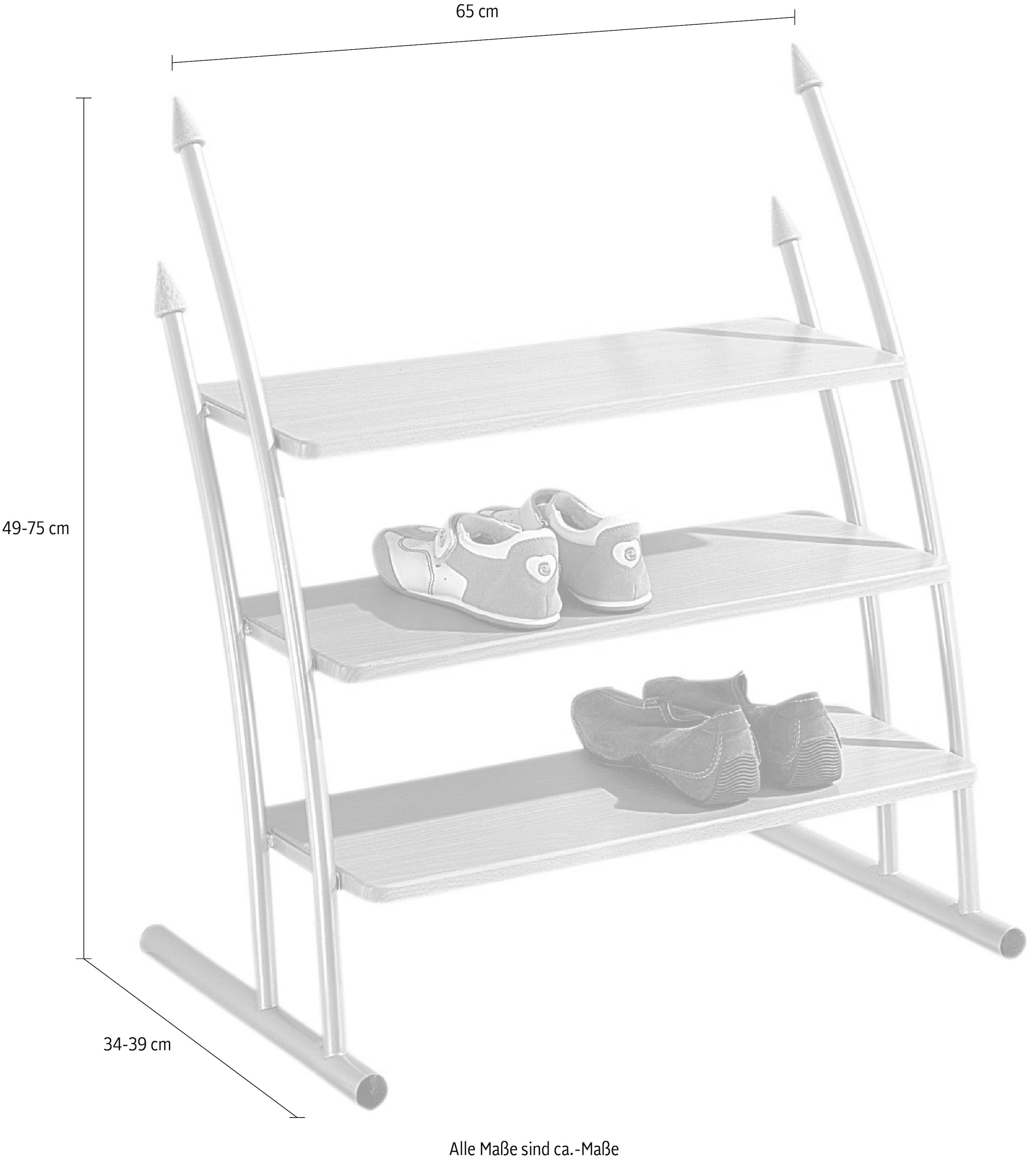 INOSIGN Schuhregal, buchefarben