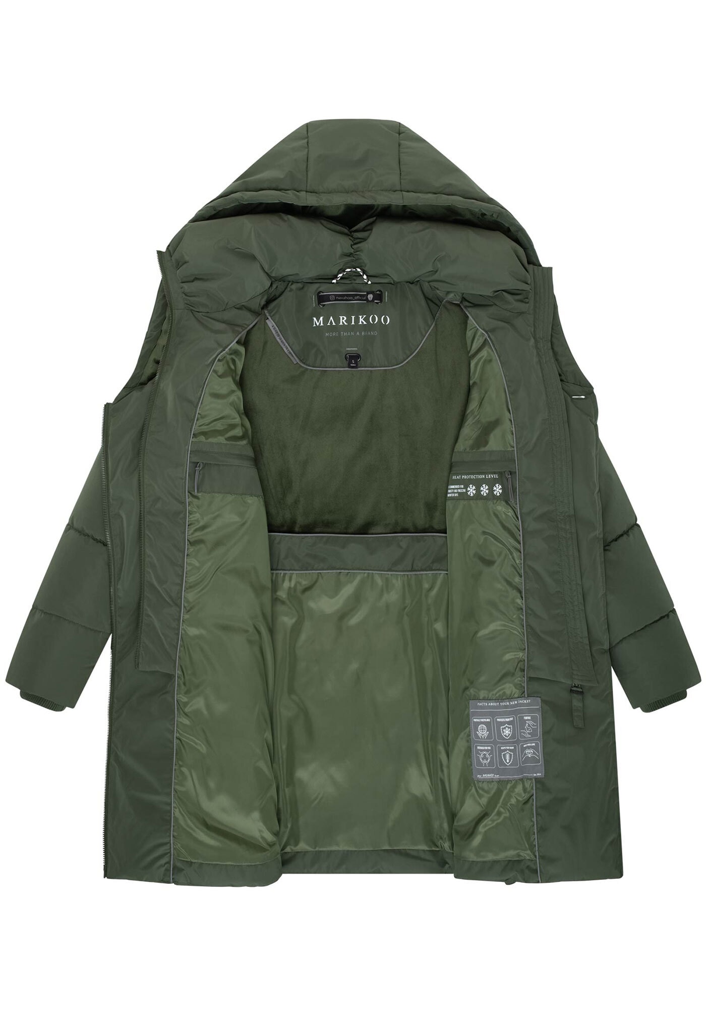 Marikoo Winterjacke »Marikoo Virenaa 16 Steppmantel N106«