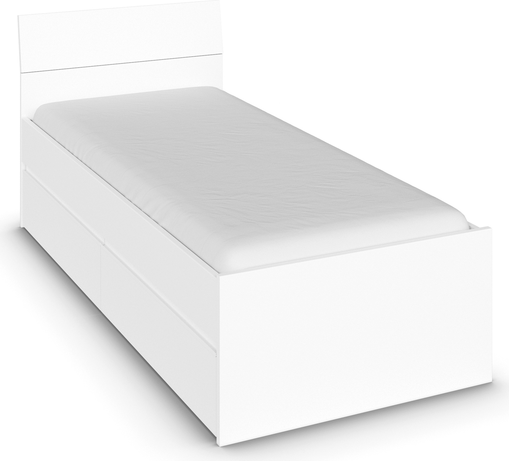 rauch, Stauraumbett »Doppelbett Einzelbett Bett für kleine Räume Stauraum JOEL« Liegefläche 90x200 oder 140x200 cm, praktische Bettschubkästen für 