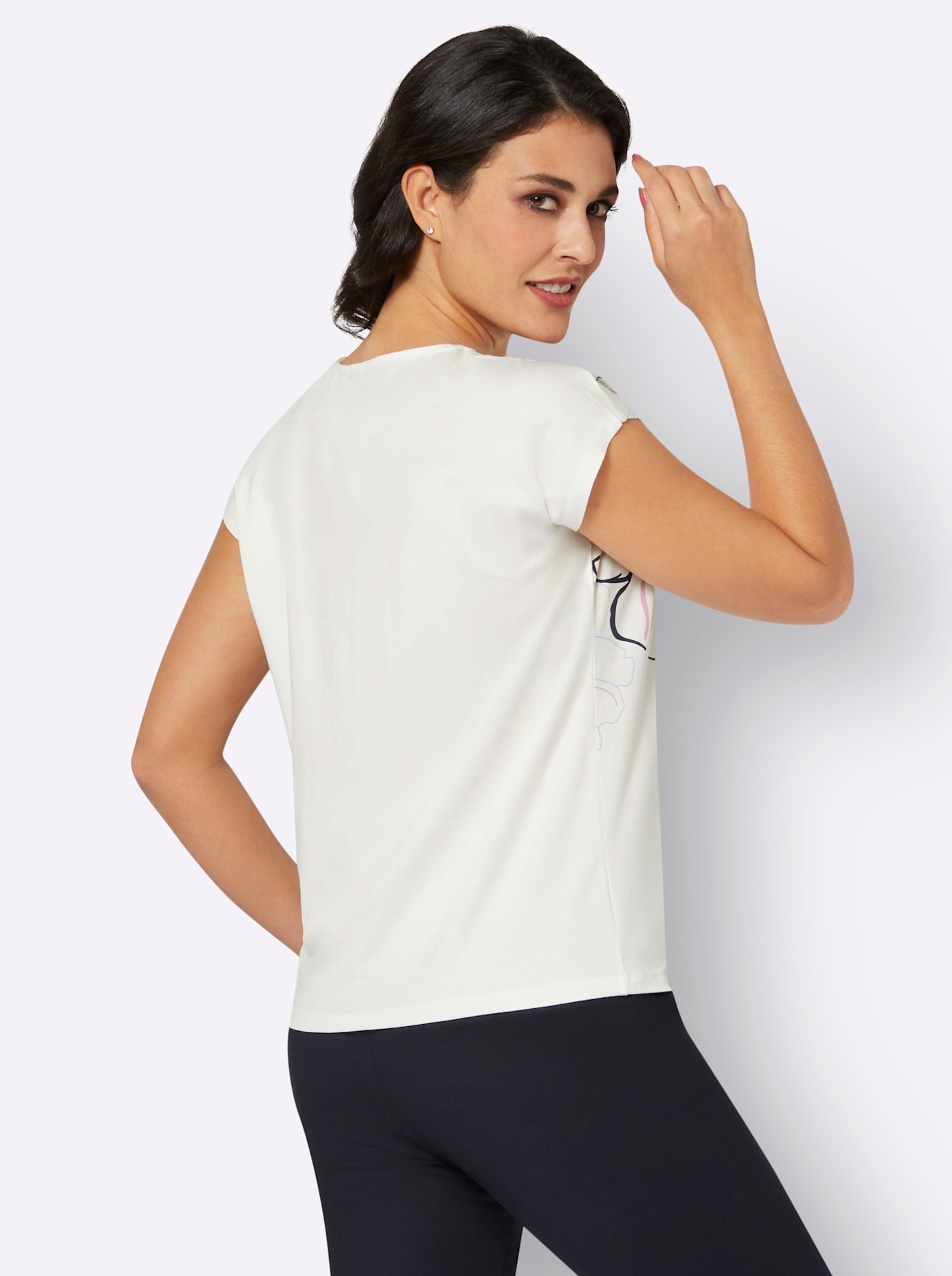 creation L Kurzarmshirt »Shirt«, (1 tlg.)