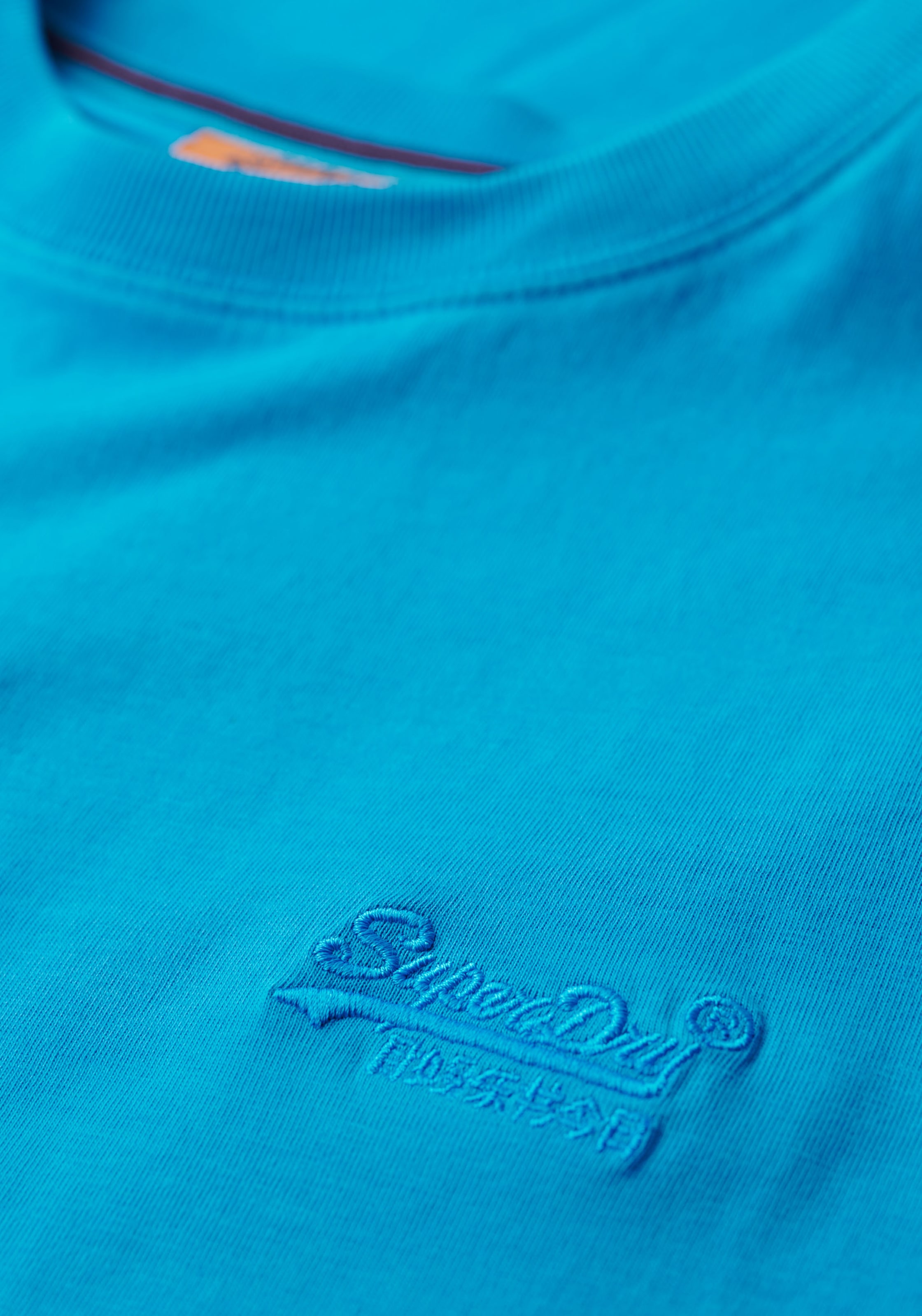 Superdry Rundhalsshirt »ESSENTIAL LOGO EMB NEON TEE«