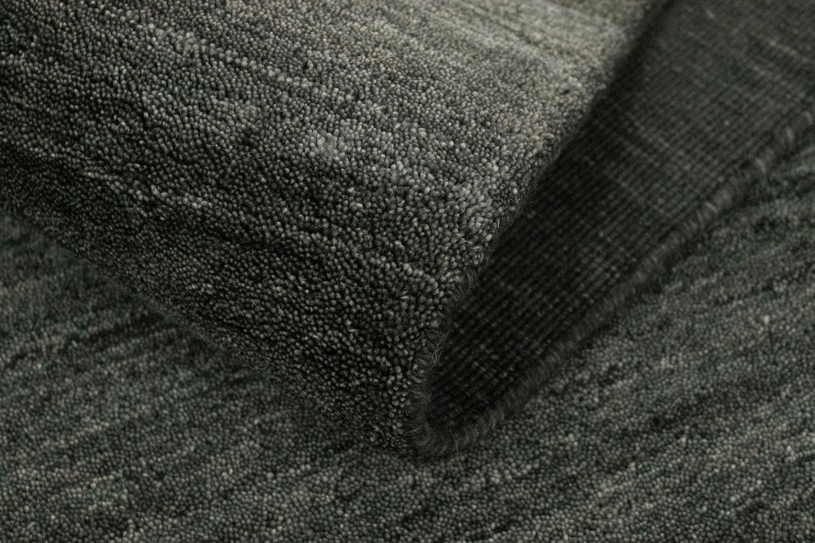 morgenland Wollteppich »Uni - Gabbeh Teppich - Softy«, rechteckig, 1,6 mm Höhe, Gabbeh Optik, Uni Farben, reine Wolle, sehr weicher Flor, Wohnzimmer