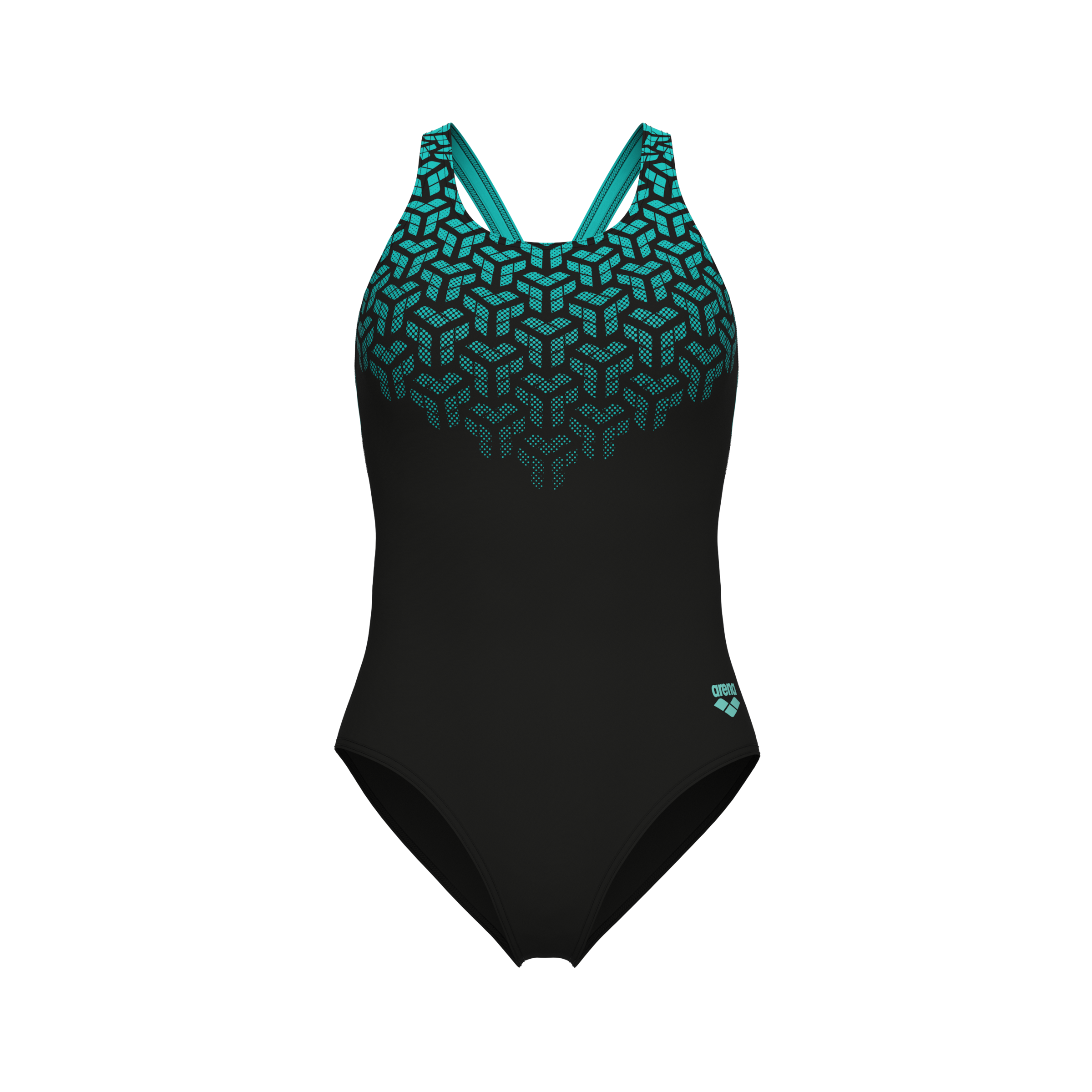 Arena Badeanzug »WOMEN'S ARENA KIKKO V SWIMSUIT V BACK GRAPHIC« 1 Stk. tlg. mit UV-Schutz UPF 50+