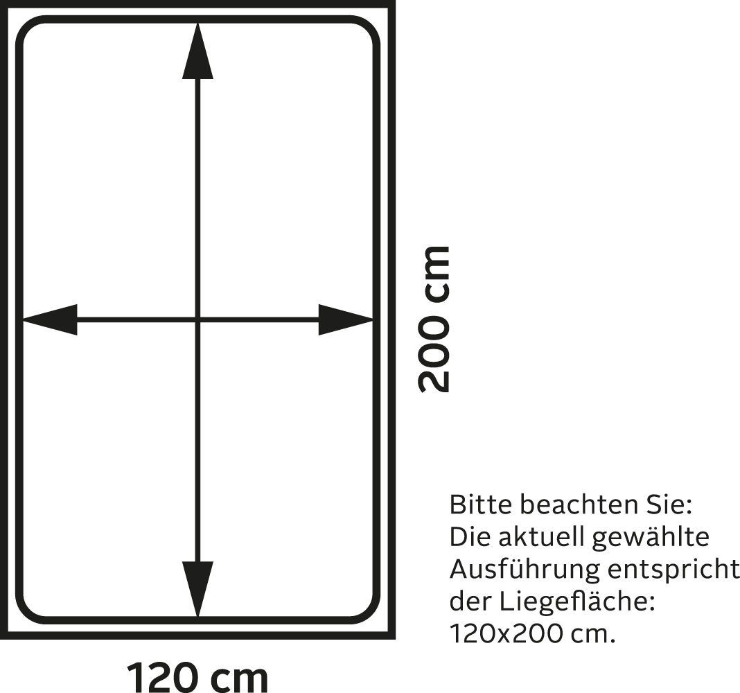 Westfalia Schlafkomfort Boxspringbett, mit Kaltschaum- oder Federkernmatratze, auch mit Topper lieferbar.