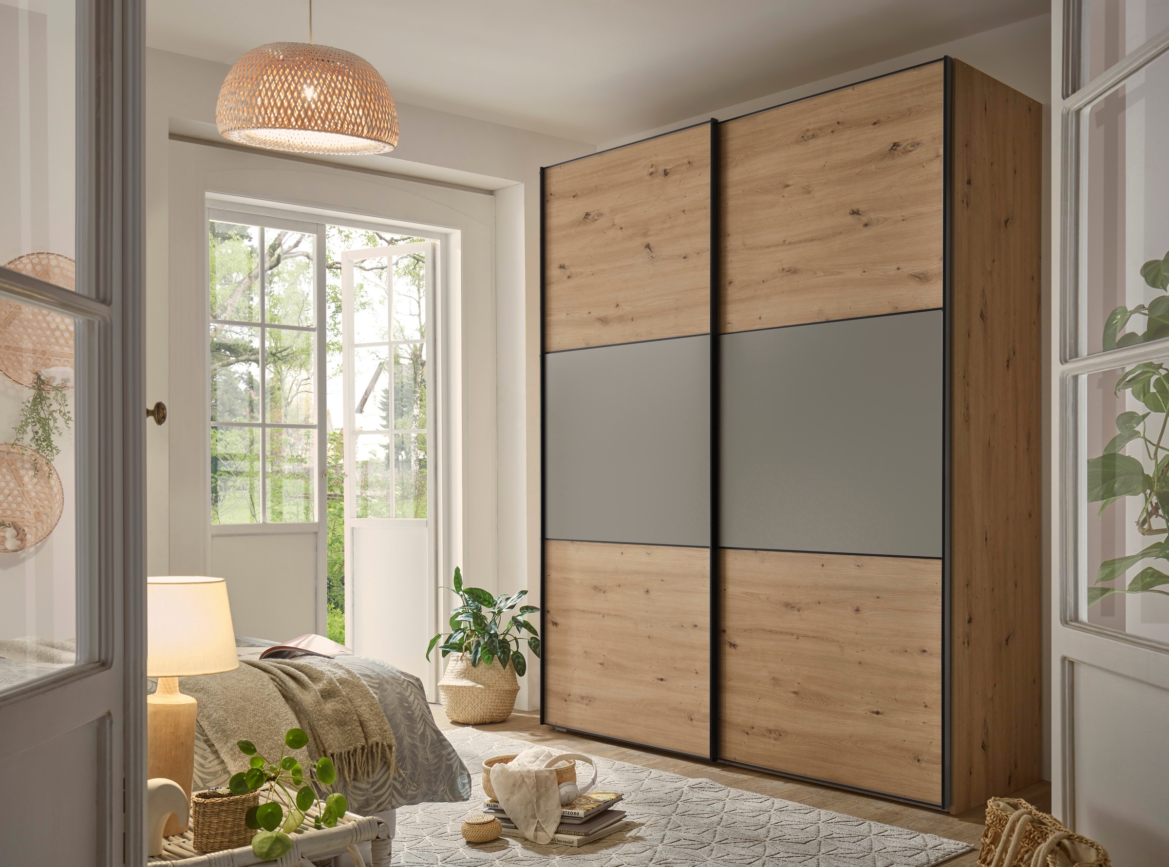 STAUD Schwebetürenschrank »Includo, Made in Germany« Mit vier verschiedenen Ausstattungsvarianten
