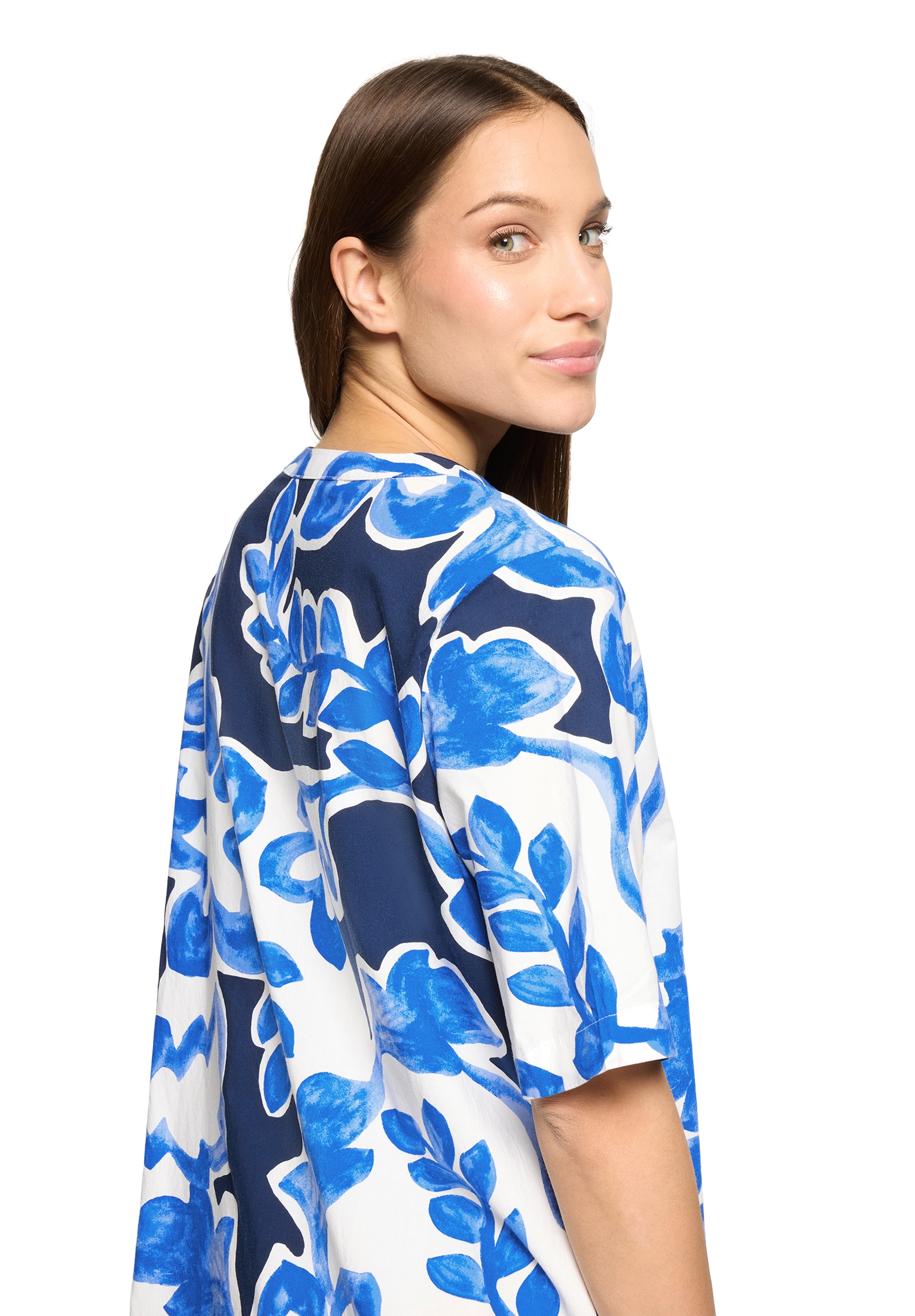 Betty&Co Hemdblusenkleid »Hemdblusenkleid mit Print«