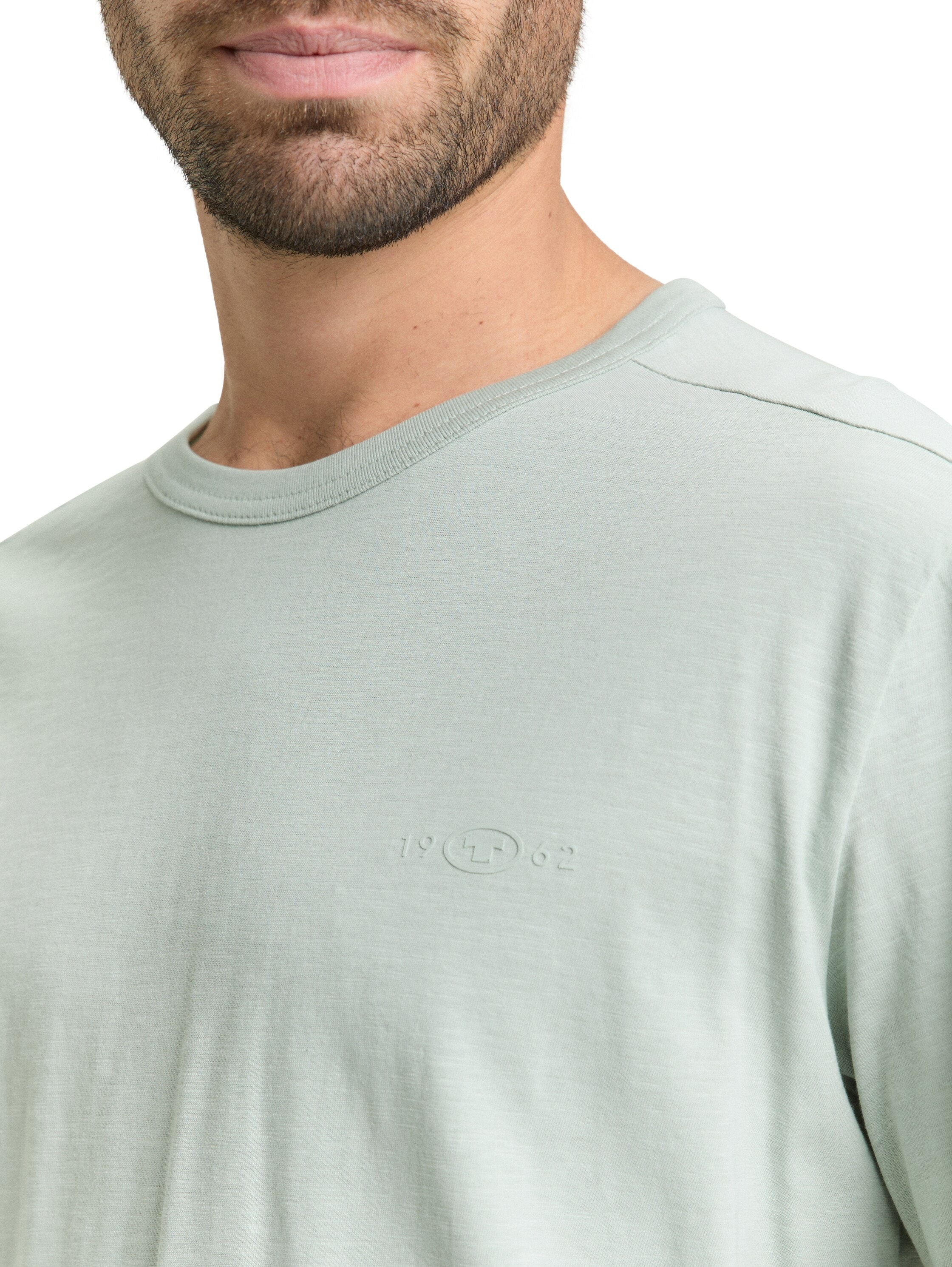 TOM TAILOR T-Shirt mit Logo Stickerei