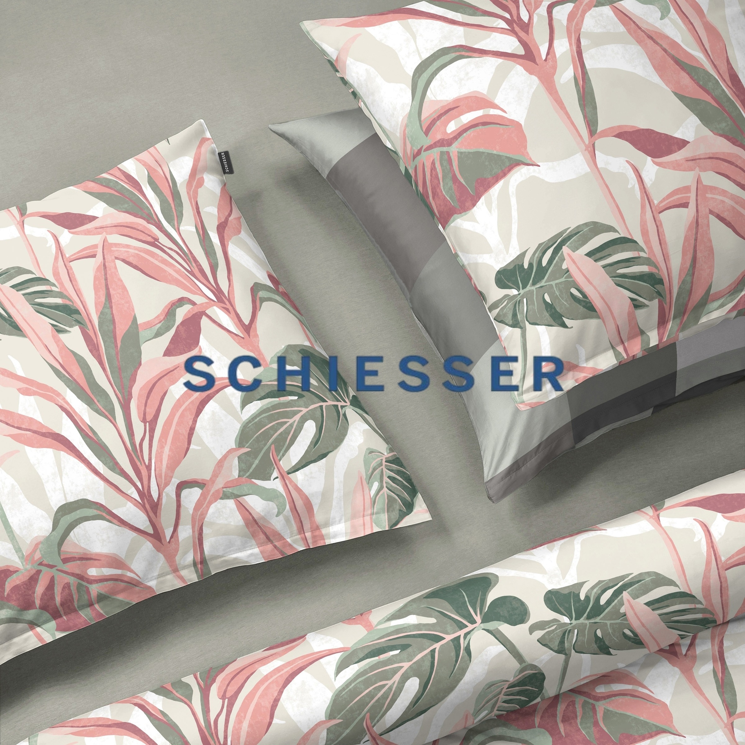 Schiesser Bettwäsche »Camilla aus weicher Baumwolle mit floralem Muster« 2 MADE IN GREEN by OEKO-TEX®