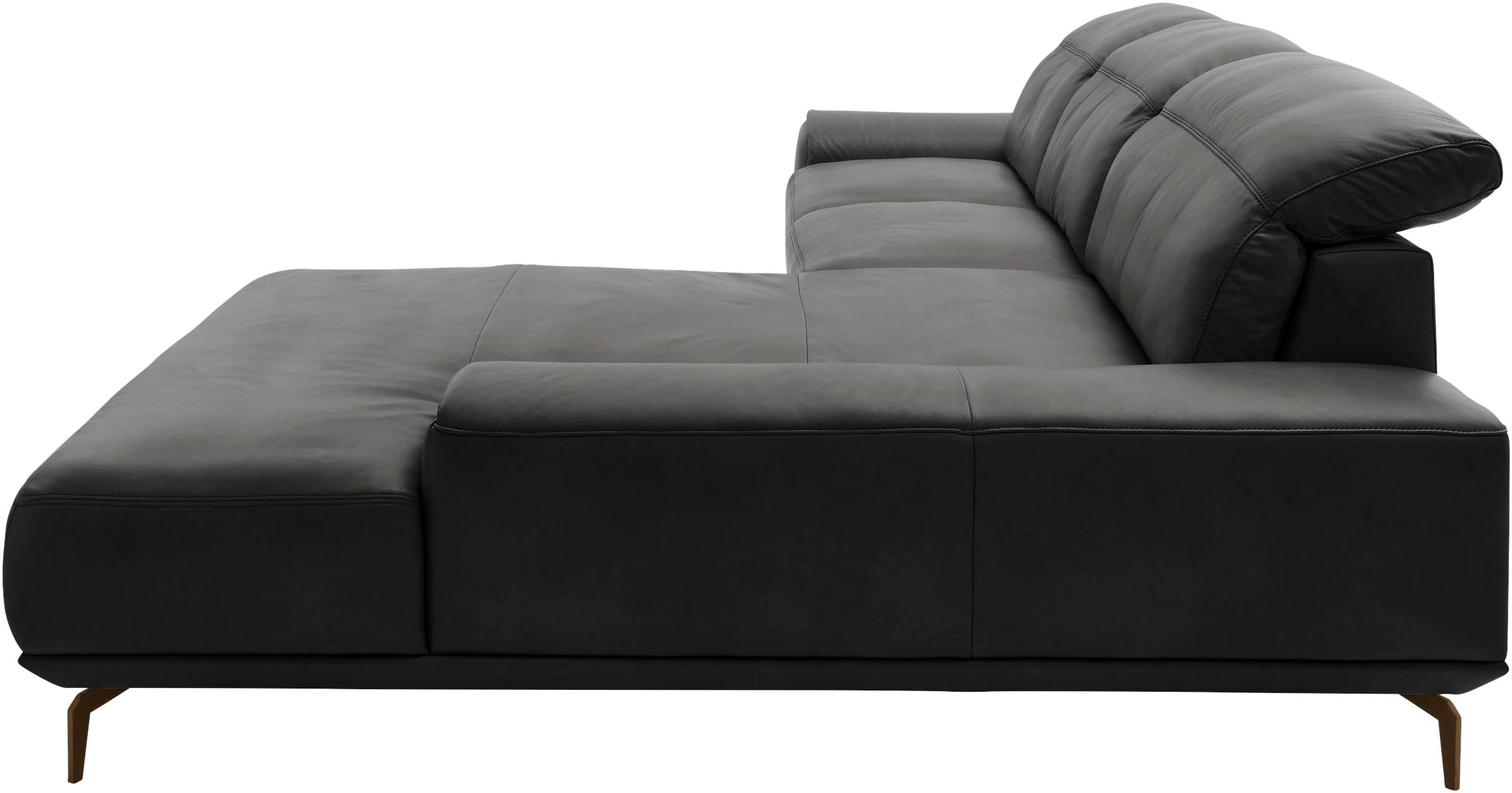 Musterring Wohnlandschaft »MR 2490«, Bronze-Fuß Sitzhöhe 46cm, wahlweise mit Funktionen, Maße 342 x 207 cm