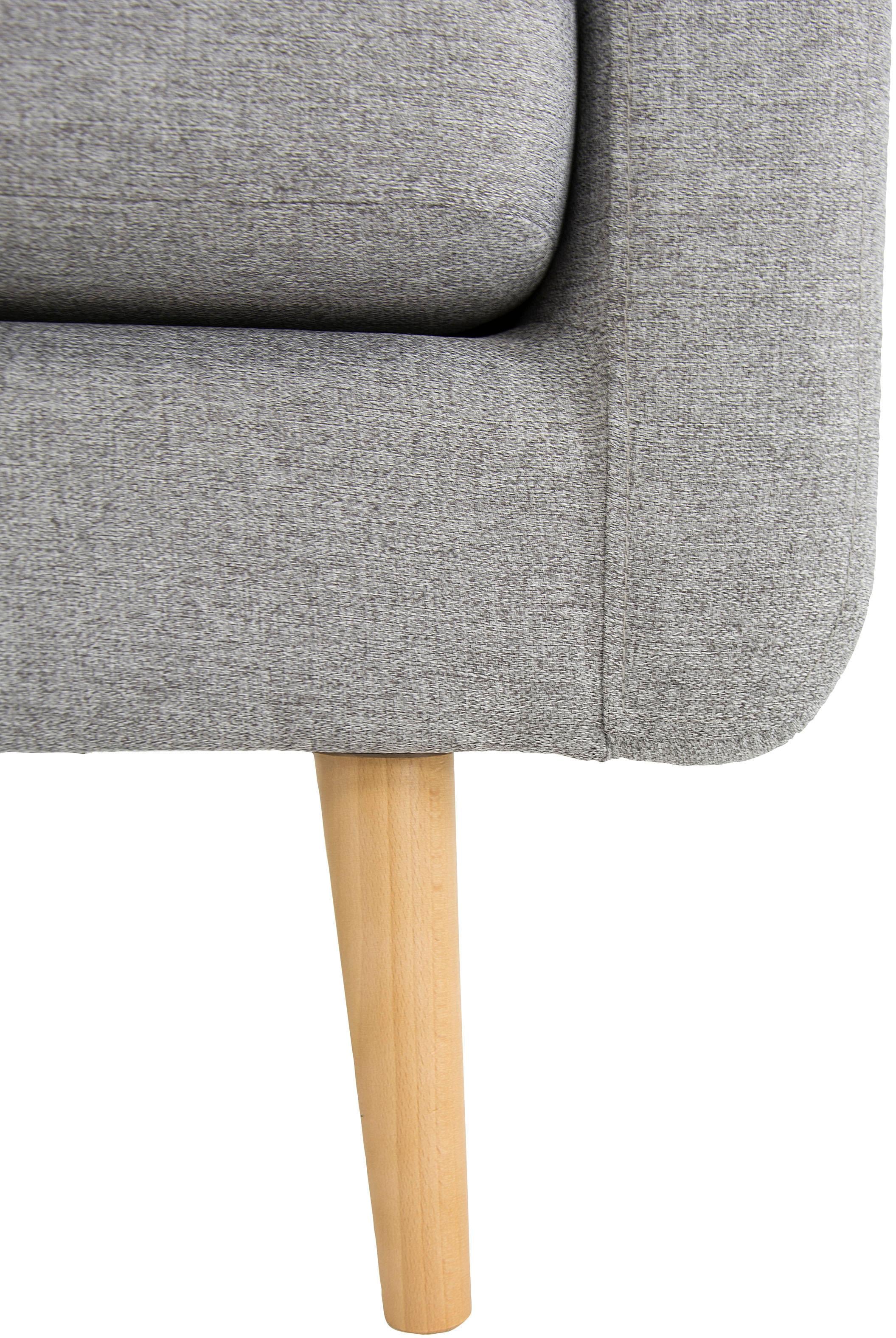 Home affaire 2-Sitzer »Brest«, mit Knopfheftung und Steppung im Rücken, geradliniges Design