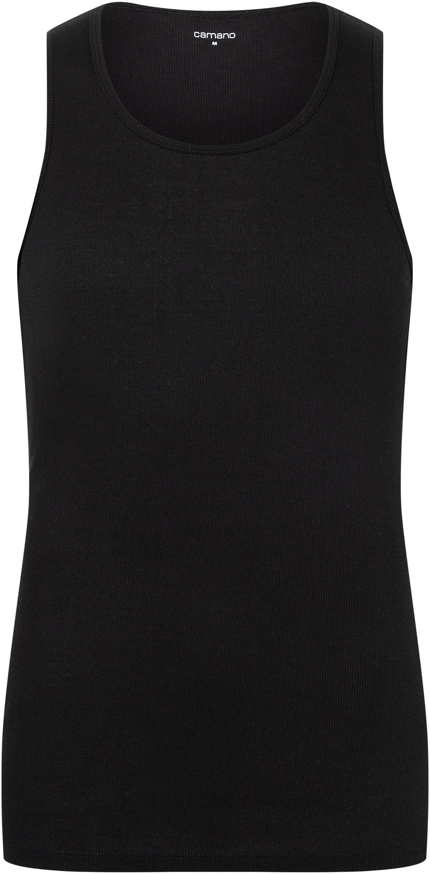 Camano Unterhemd »comfort« 2er Pack,  mit tiefem Rundhals