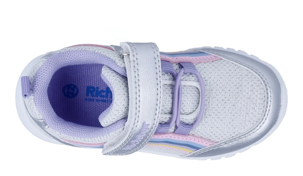 Richter Slip-On Sneaker »Wallaby«  Klettschuh mit Regenbogen-Motiv, Größenschablone zum Download