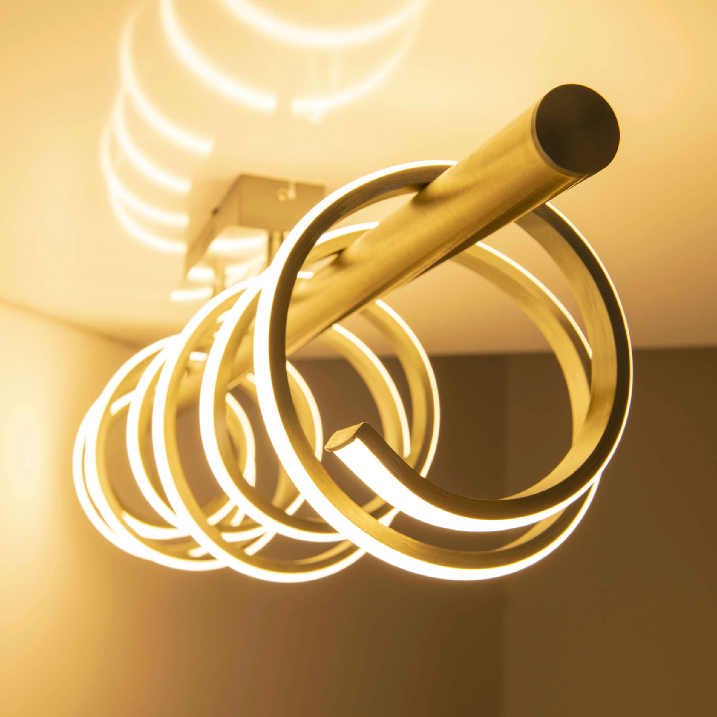 näve LED Deckenleuchte »Belleza«, 1 flammig, Leuchtmittel LED-Modul | LED fest integriert, Deckenlampe warmweiß, L: 100cm, 35W, 3-Stufen dimmbar, IP20