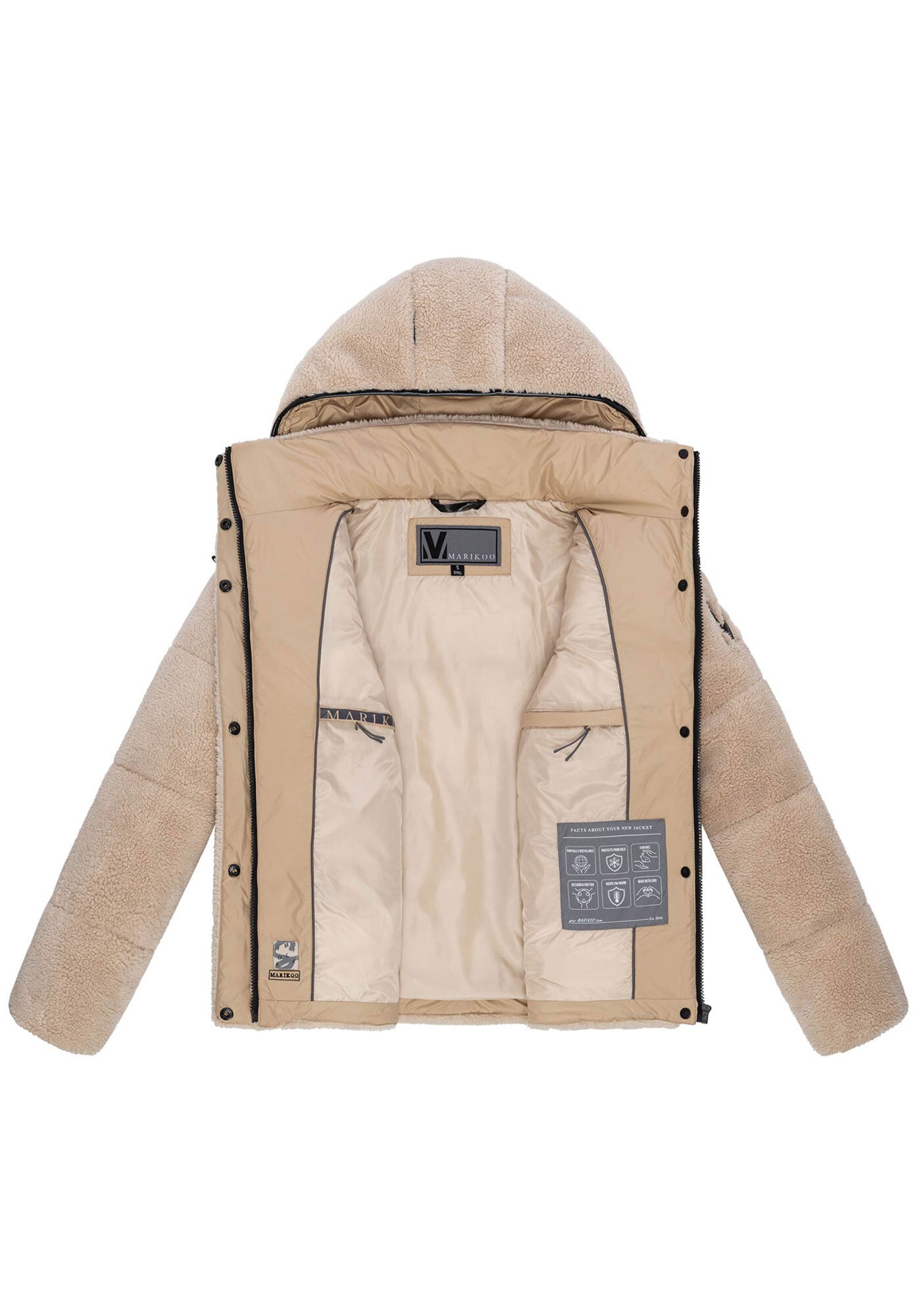 Marikoo Winterjacke »Marikoo Kaguraa Damen Winterjacke N030«