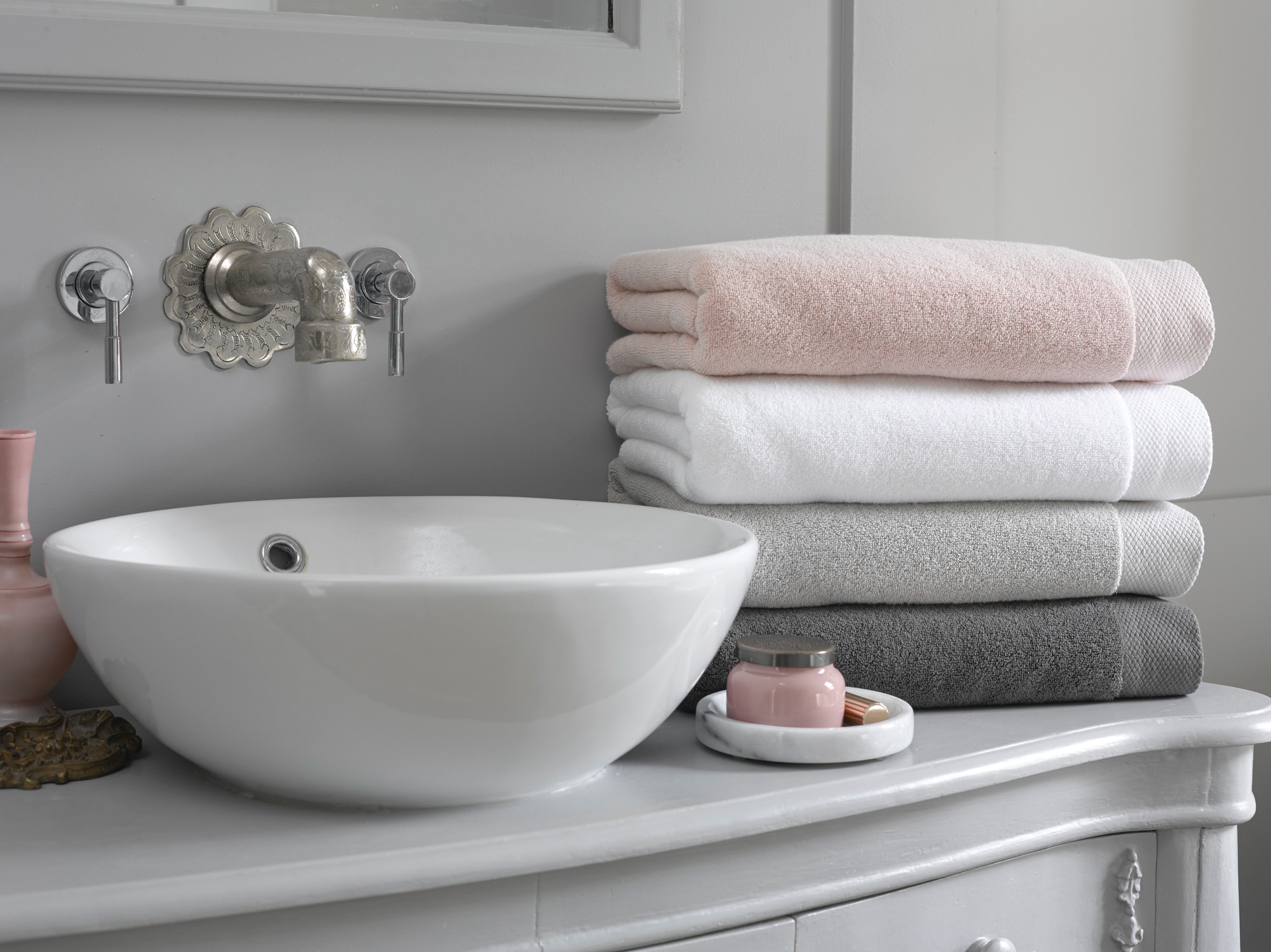 Christy Handtücher »LUXE«, (2 St., 2er Set Handtücher 50 x 100 cm), Luxus Handtücher in Premium Qualität mit 730g/m², 50x100cm, 2er Set