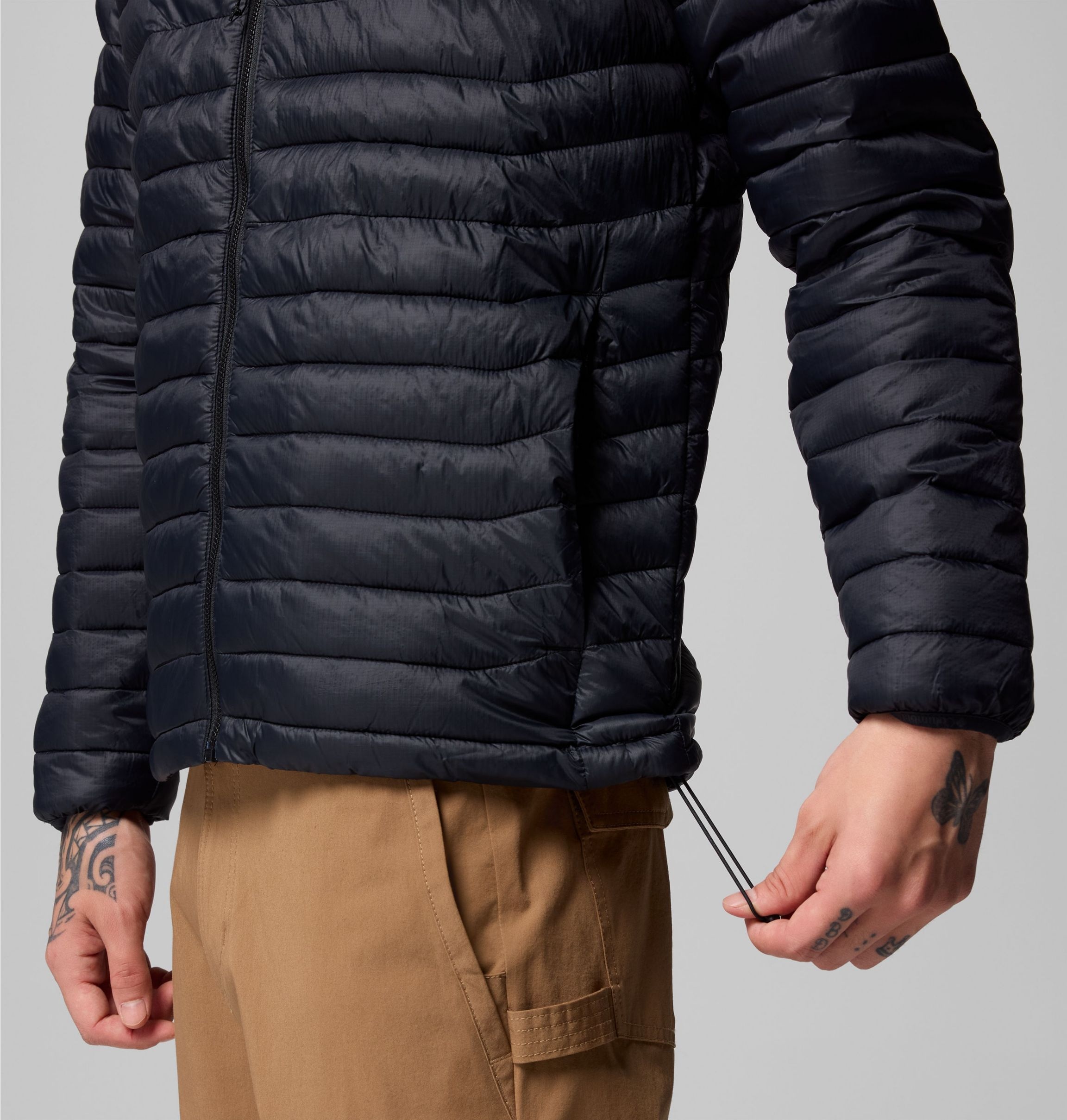 Columbia Steppjacke »POWDER PASS HOODED JACKET«, (1 St.)