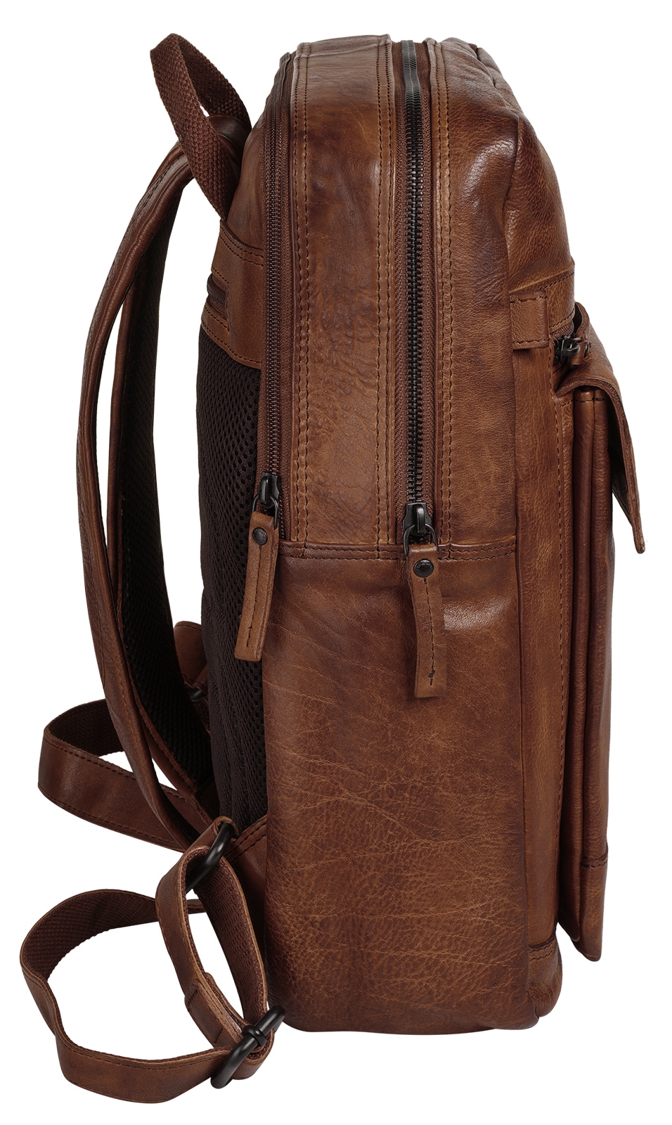 Spikes & Sparrow Laptoprucksack, echt Leder