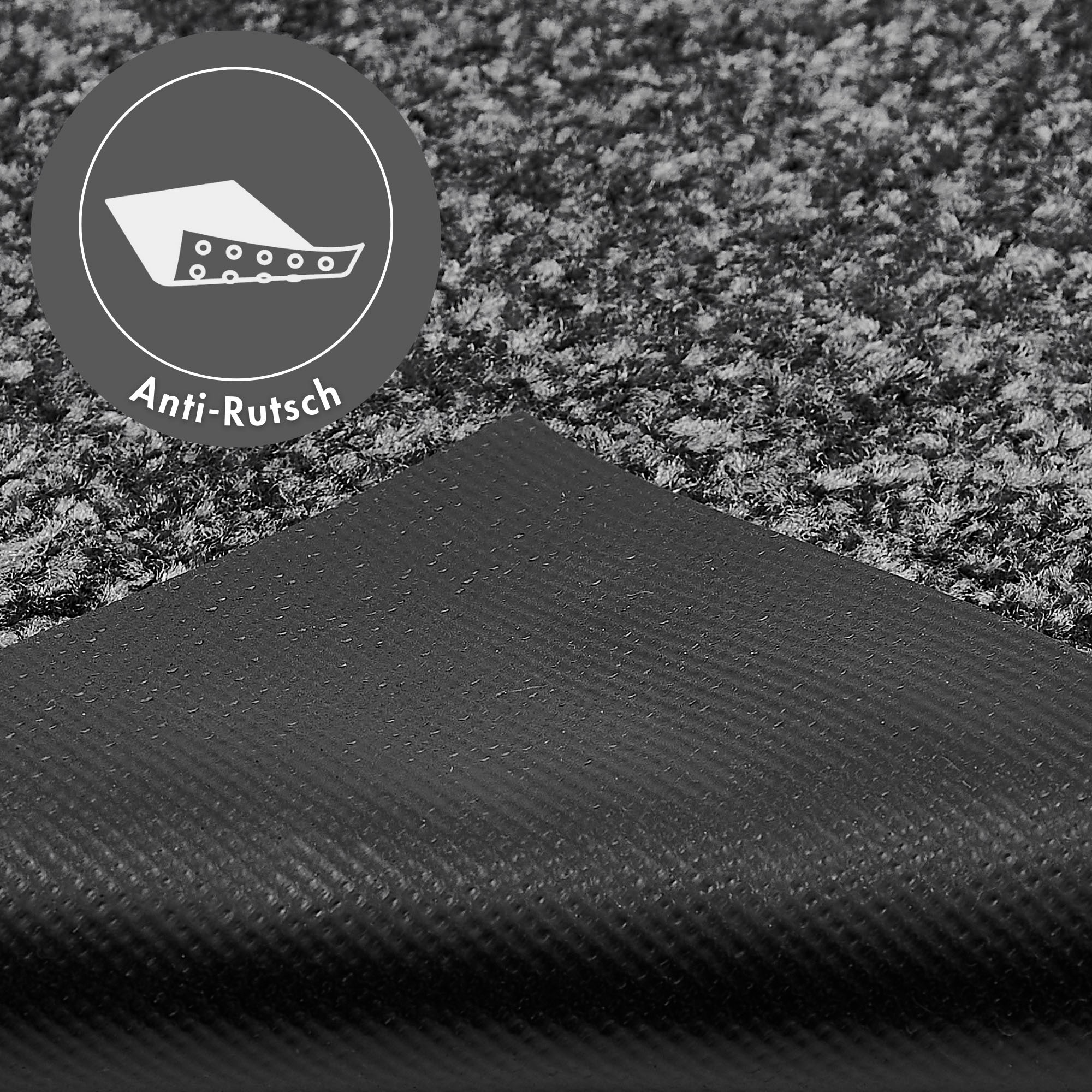 my home Fußmatte »Fresh Step, Made in Belgium«, rechteckig, 9 mm Höhe, für den Eingangsbereich, Uni-Farben, rutschhemmend, robust, waschbar
