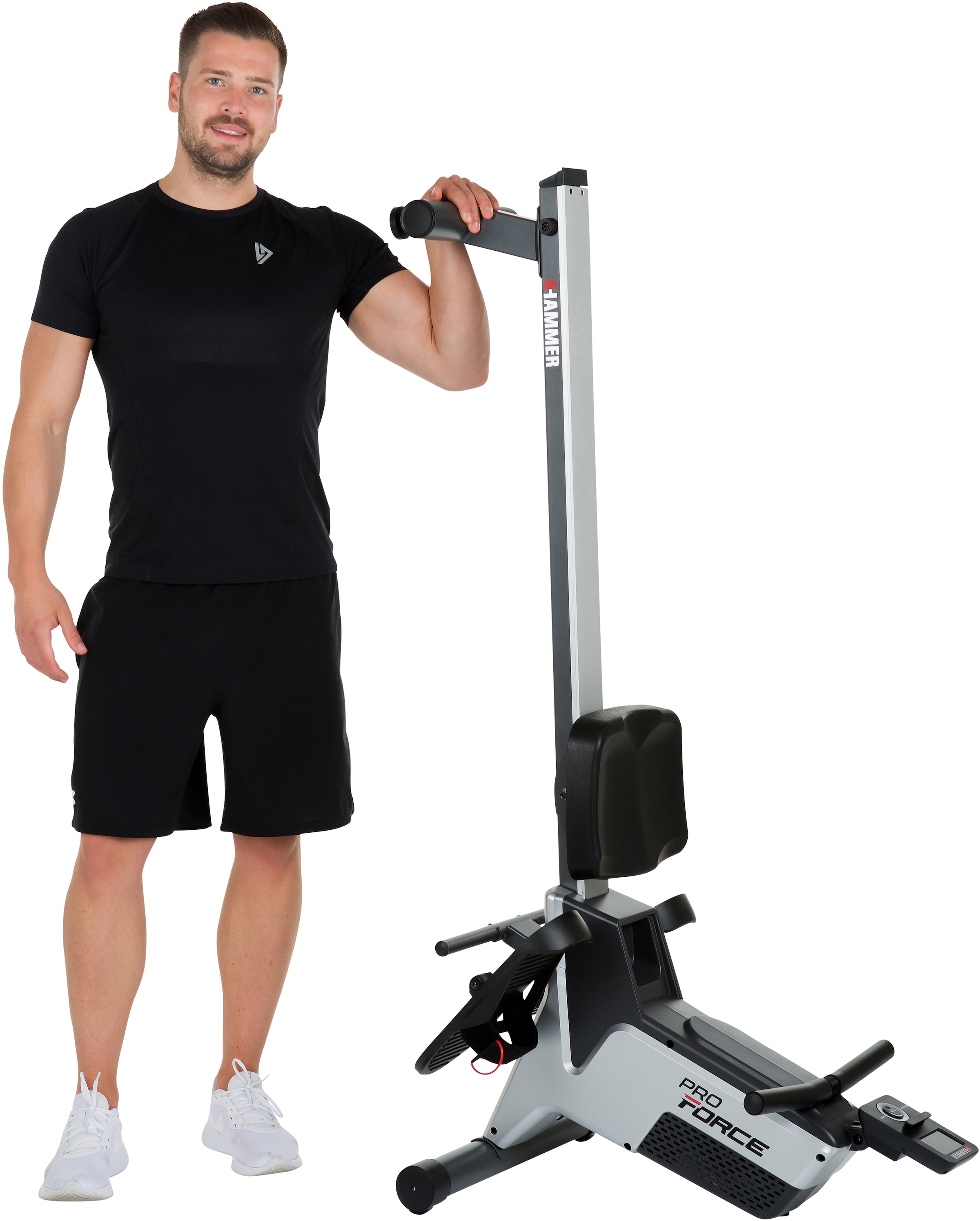 Hammer Rudergerät »Pro Force  II« Rudermaschine, Magnetbremse, klappbar