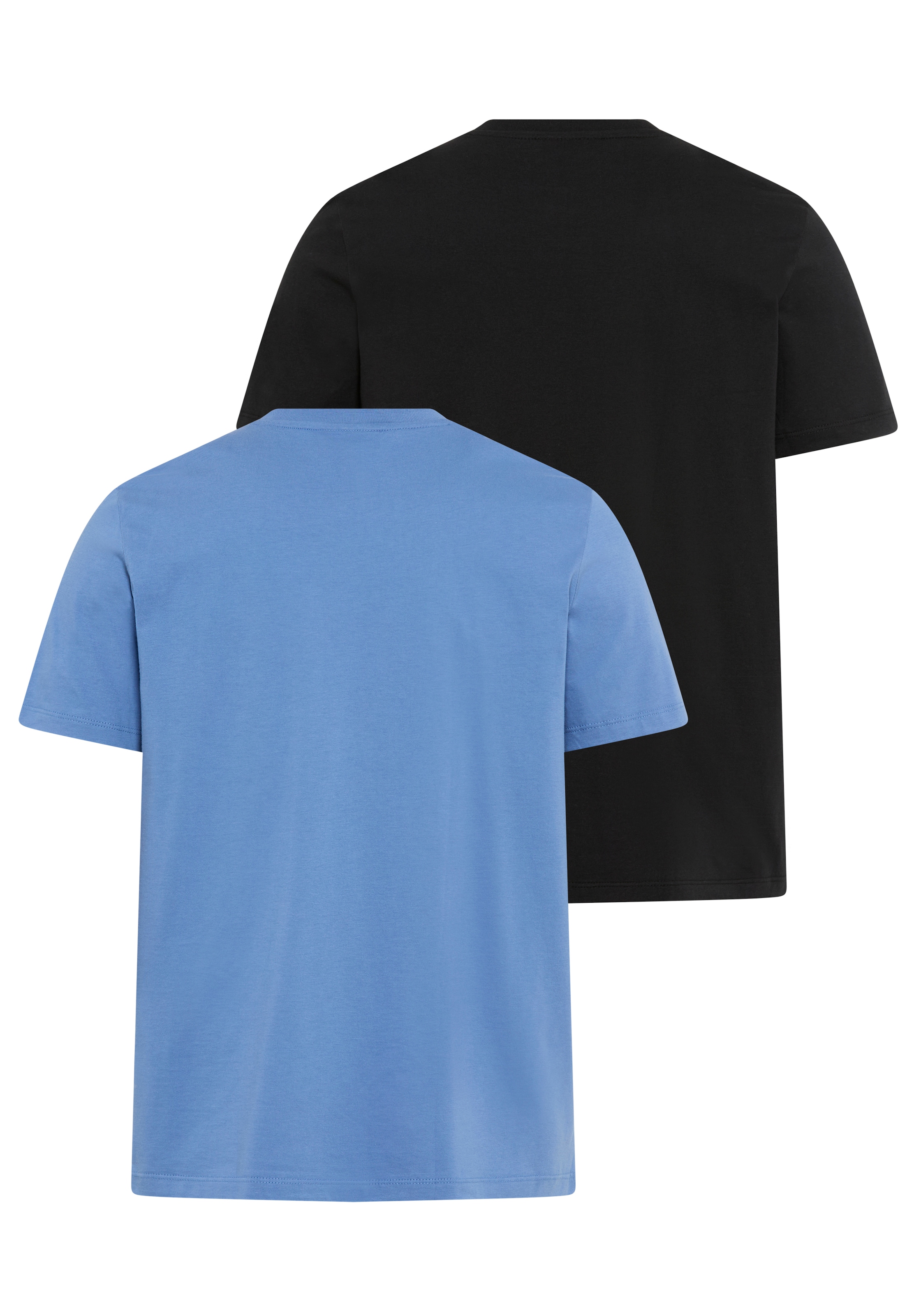 Calvin Klein Jeans T-Shirt »SS BADGE TEE 2 PACK«, (Packung, 2er-Pack), Mit Rundhalsausschnitt