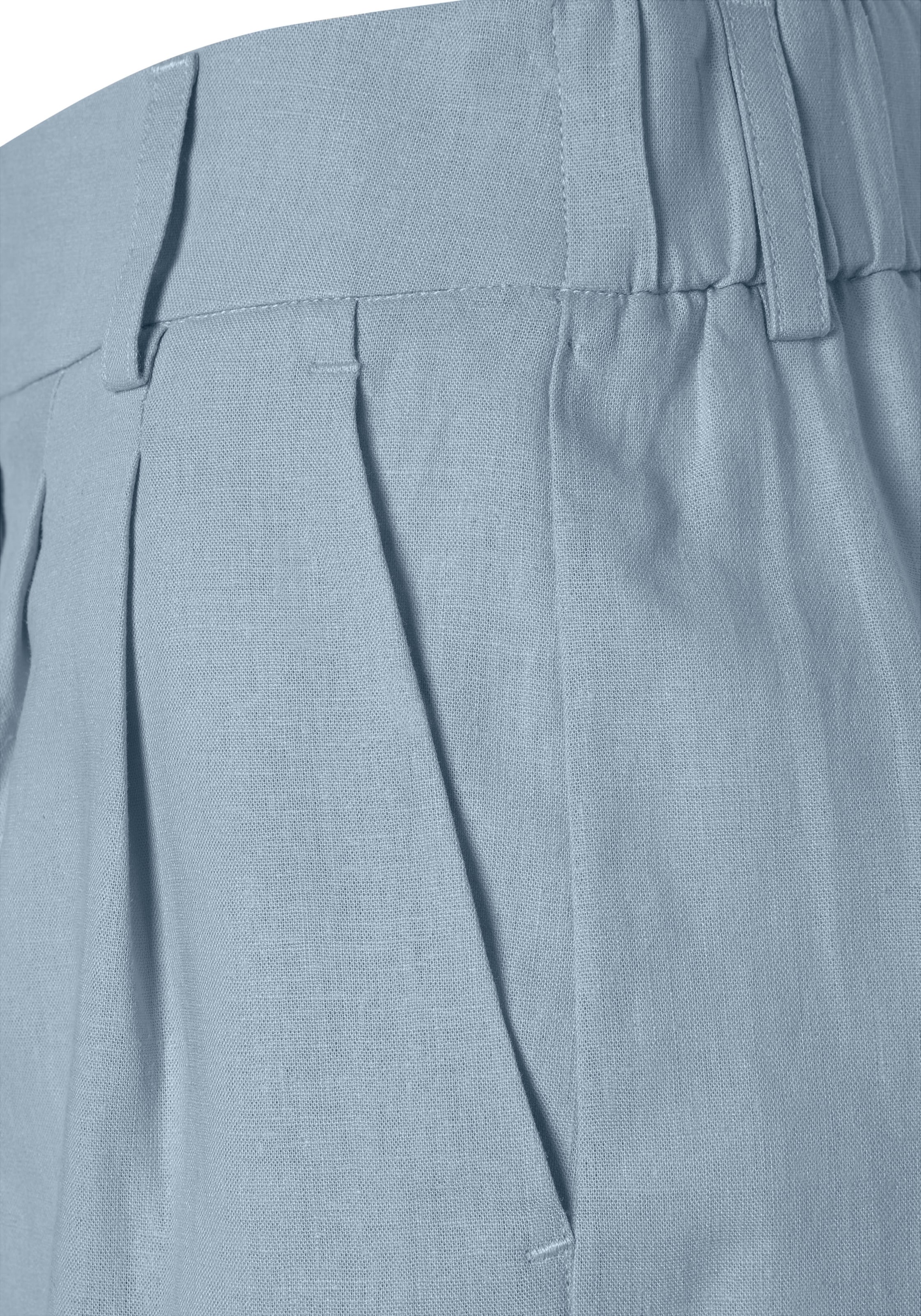 LASCANA Webshorts  aus Leinen-Viskose-Mix