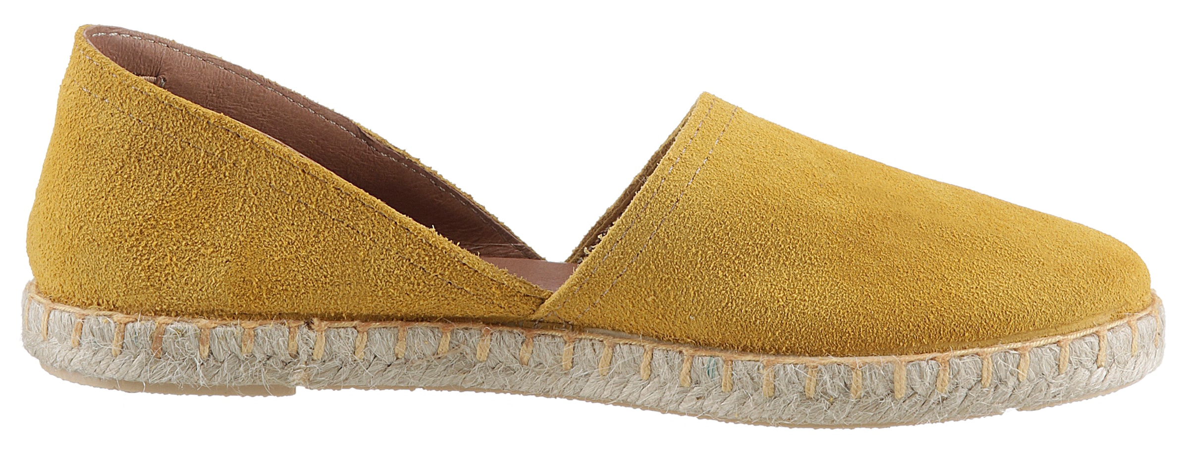 VERBENAS Espadrille »CARMEN SERRAJE«, Schlupfschuh, Sommerschuh, Loafer mit typischem Jute-Rahmen