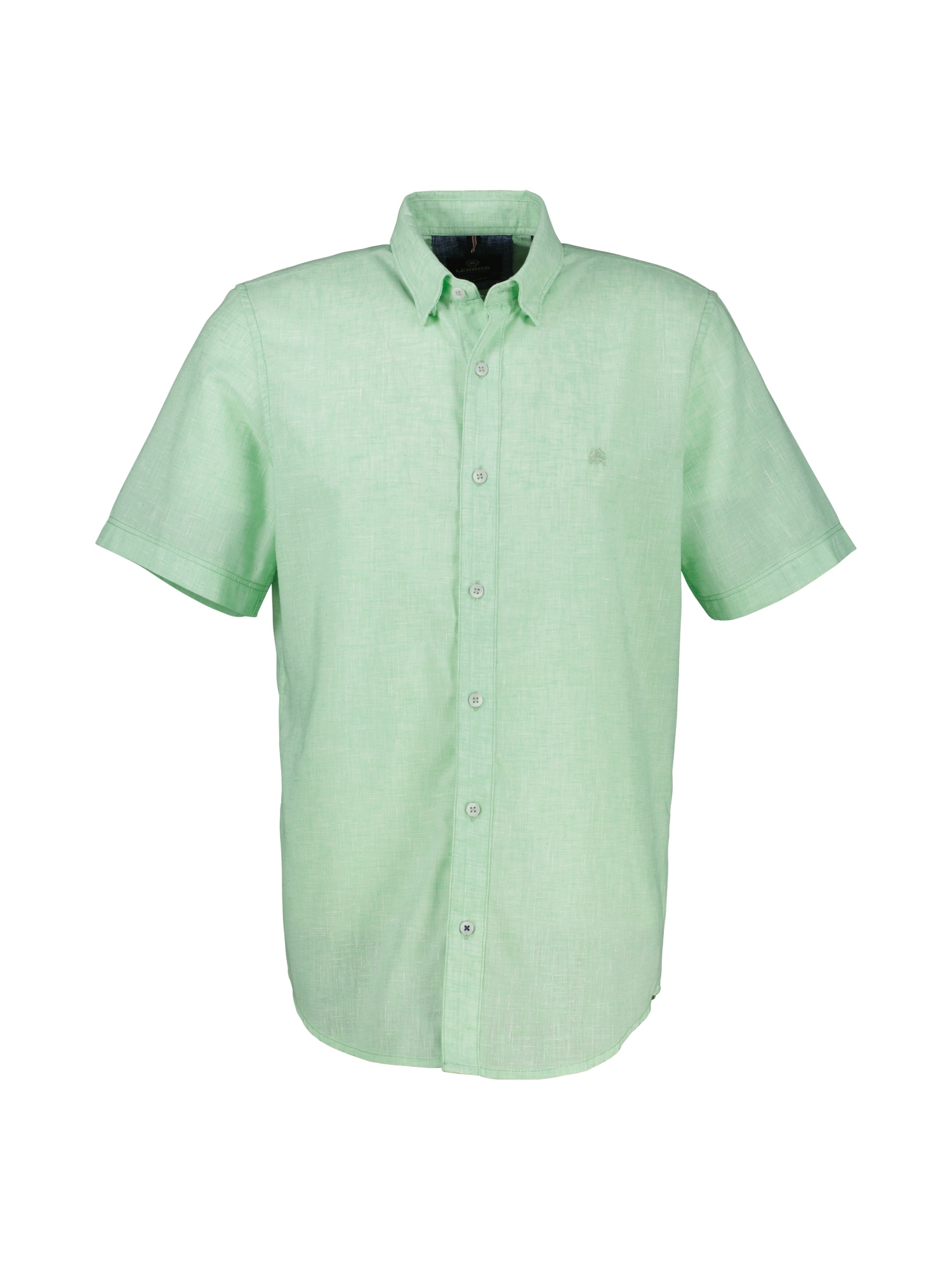 LERROS Kurzarmhemd »LERROS Kurzarmhemd mit verdecktem Button-down-Kragen«