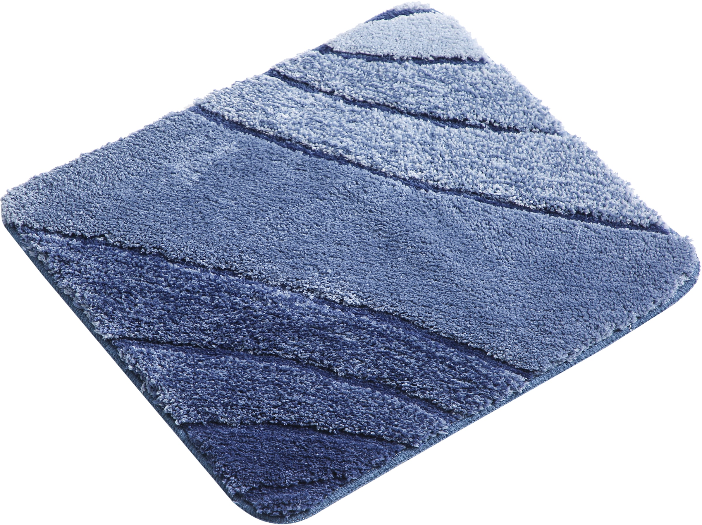 my home Badematte »Josie, Badvorleger, Badezimmer Teppich« Höhe 20 mm rutschhemmend beschichtet fußbodenheizungsgeeignet | schnell trocknend | strapazierfähig Badteppich, Badematten, rechteckig, rund & als 3-tlg. Set erhältlich