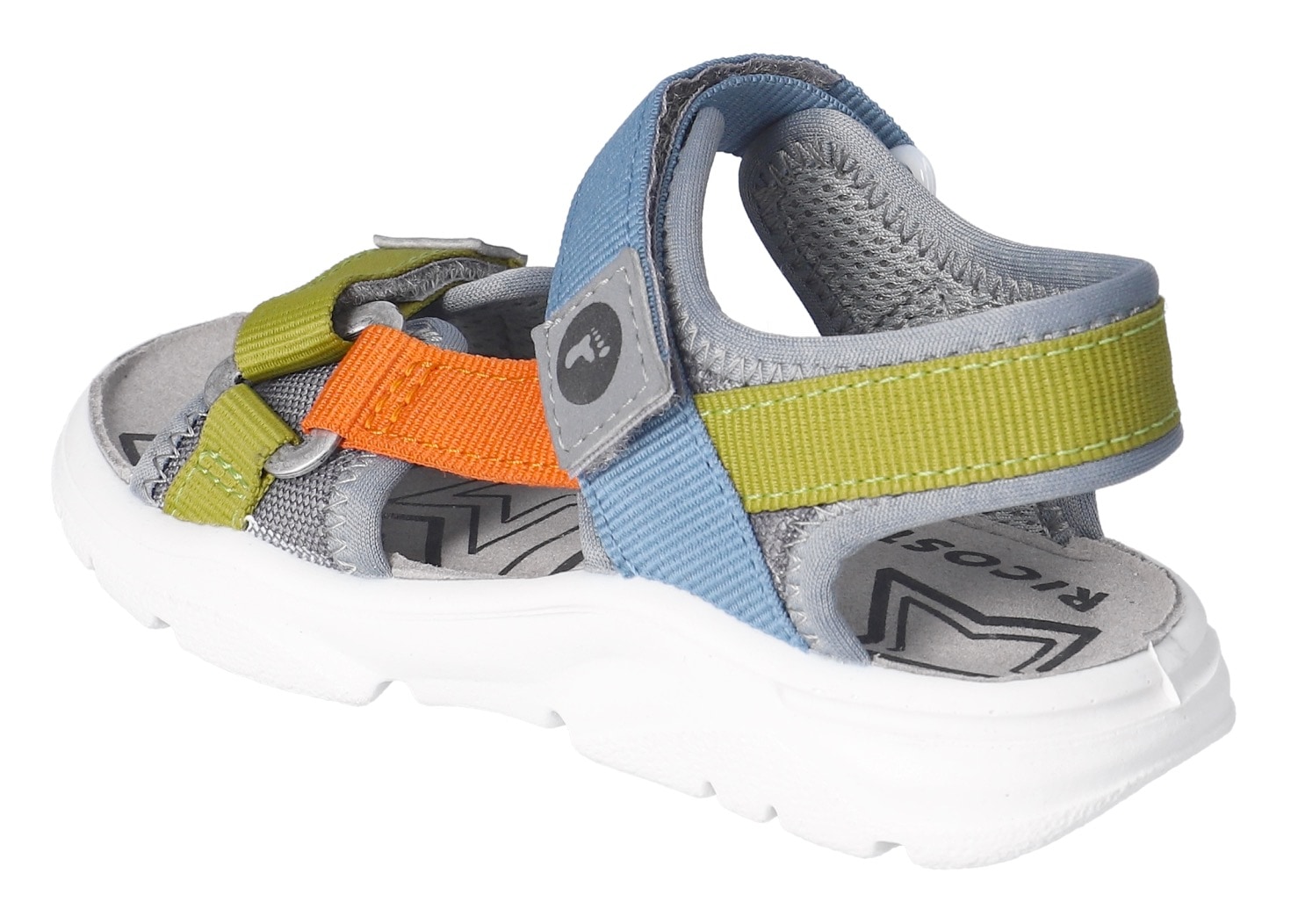 Ricosta Sandale »Fernando WMS: mittel«  , Klettsandale im Retro-Look , Größenschablone zum Download