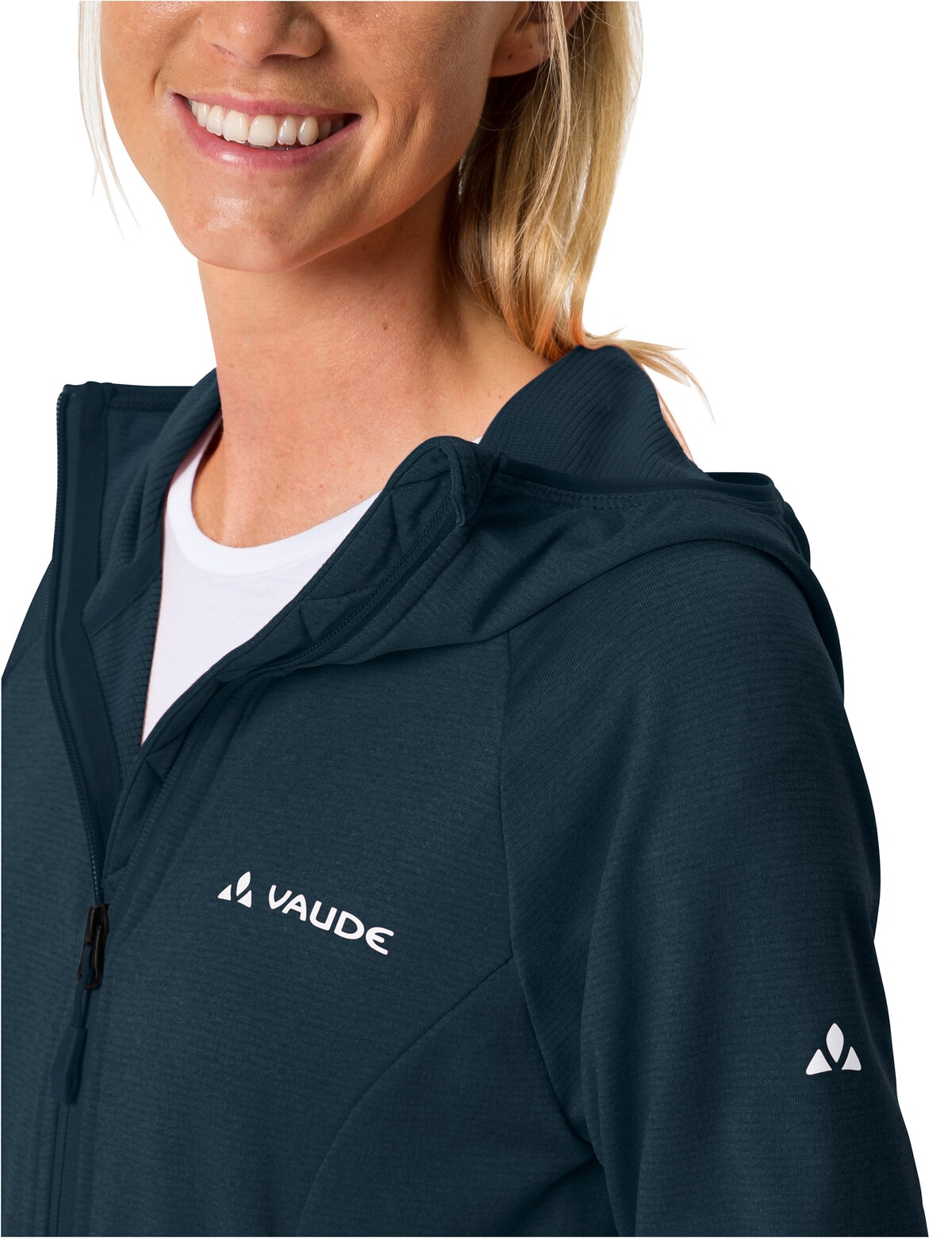 VAUDE »WOMEN'S TEKOA FLEECE JACKET II« mit Kapuze sportlicher Stil, mit Kapuze und hochschließendem Kragen
