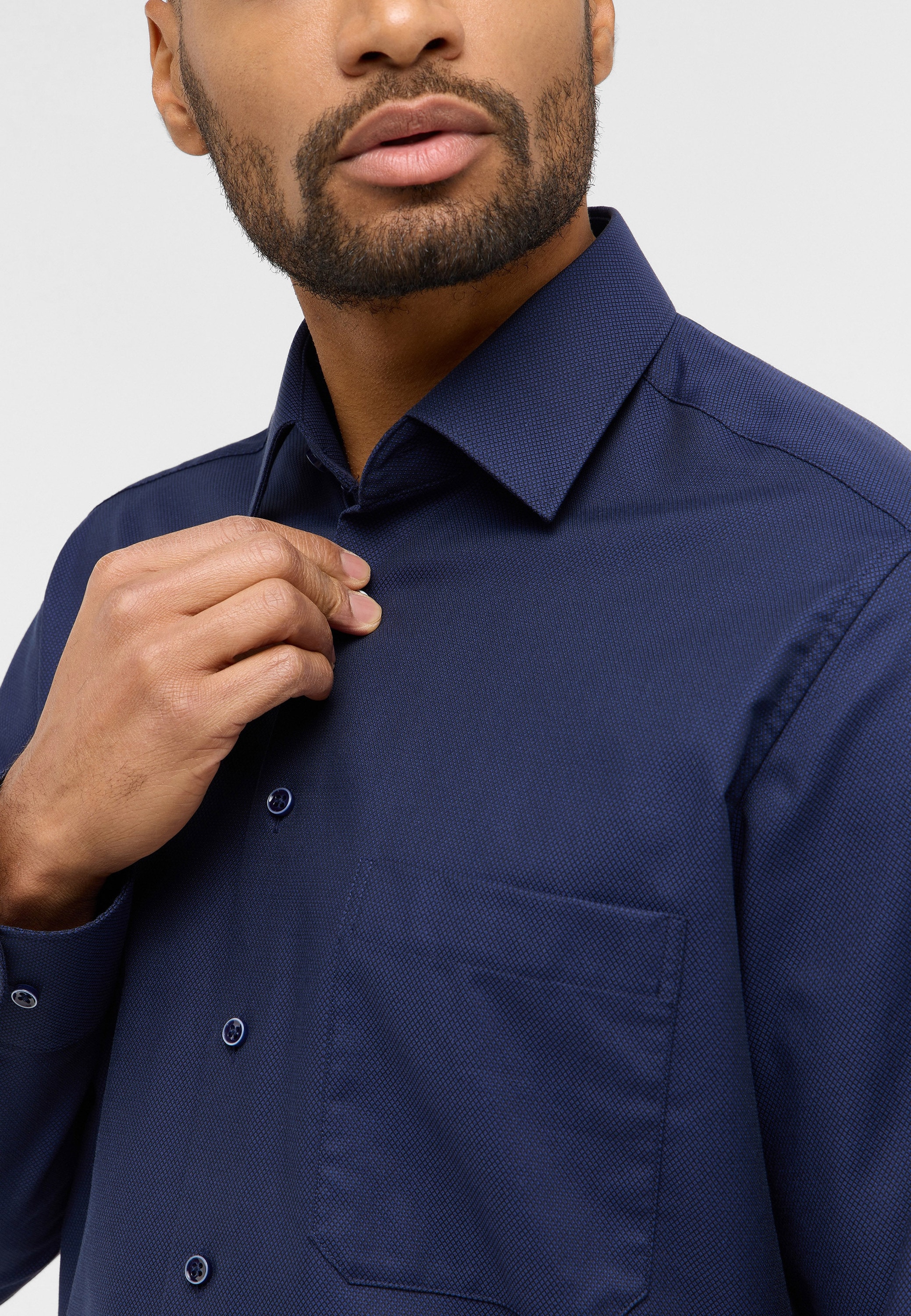 Eterna Langarmhemd »COMFORT FIT«, NON IRON (bügelfrei)