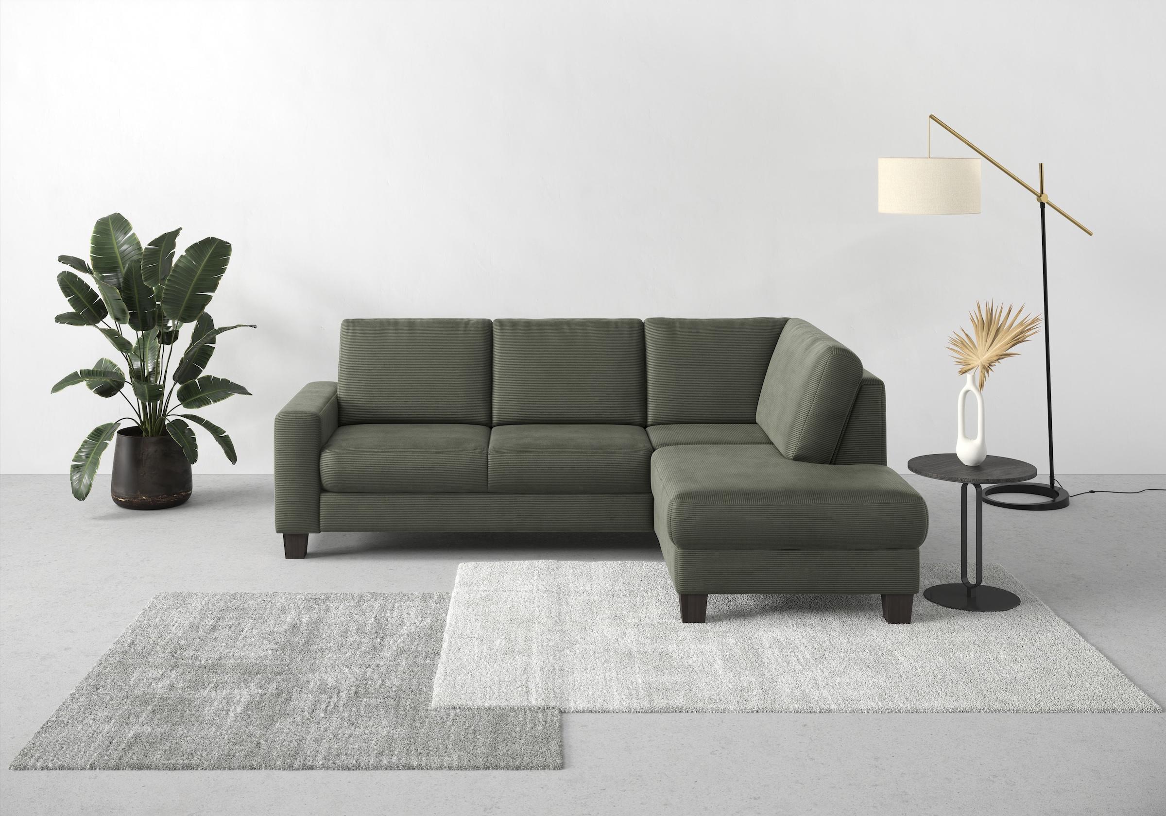 Ecksofa »Summer L-Form«, mit Ottomane, mit oder ohne Bettfunktion und Bettkasten,...