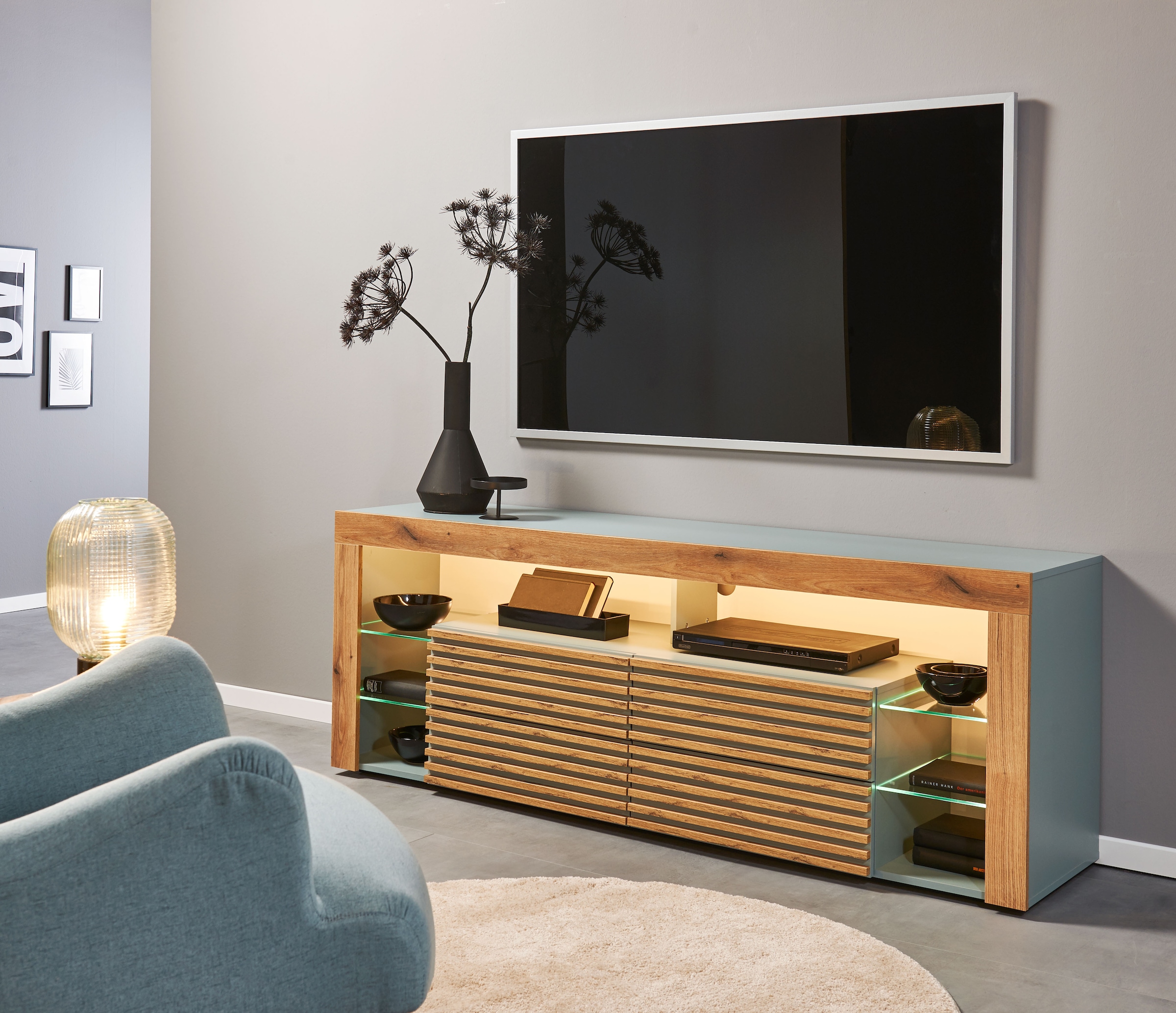 Stolkom TV-Schrank »Goal TV Lowboard, B/H/T 179x67x 44 cm« 1 Stk. tlg. %RESET$