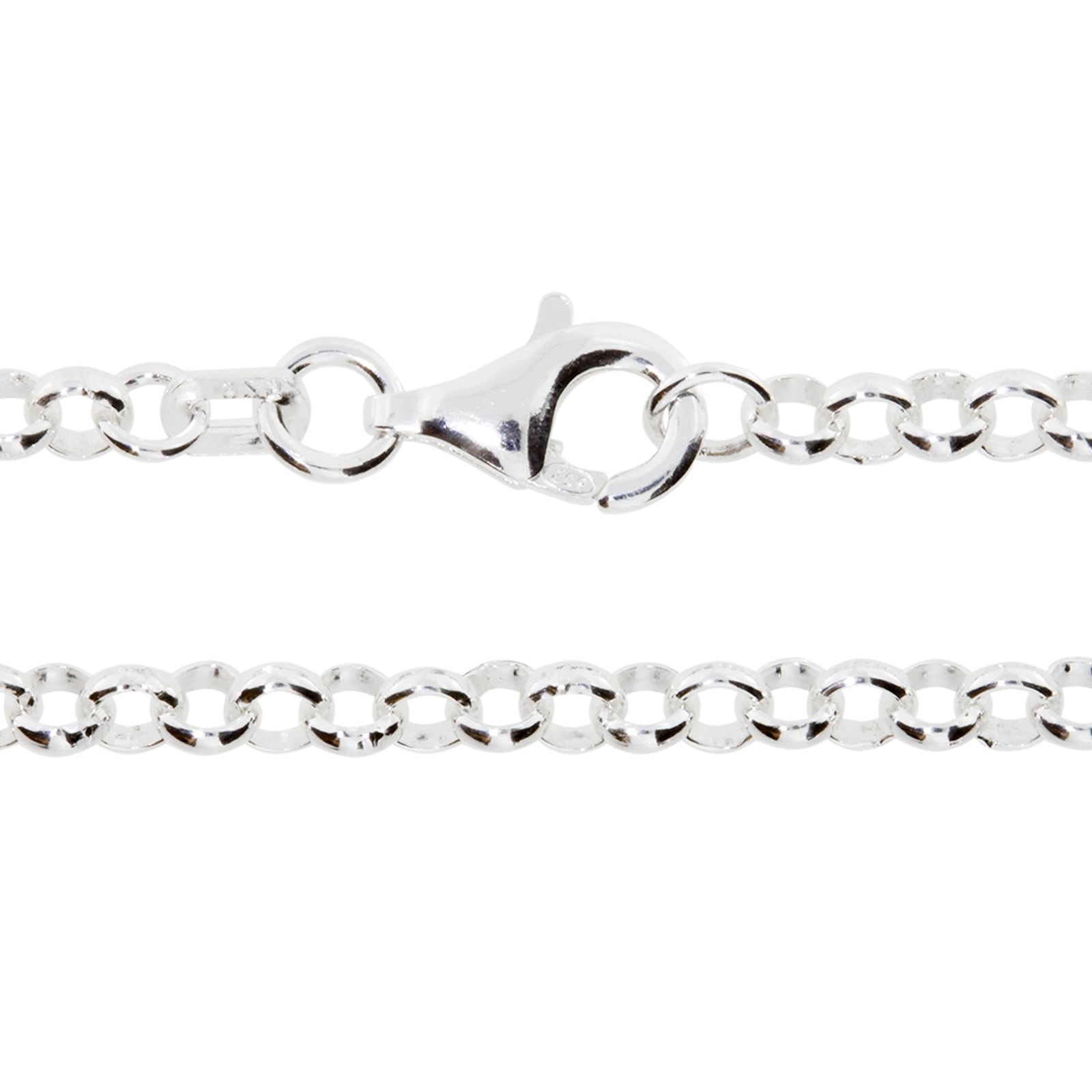 OSTSEE-SCHMUCK Silberkette »- Erbs 3,0 mm - Silber 925/000 -,«