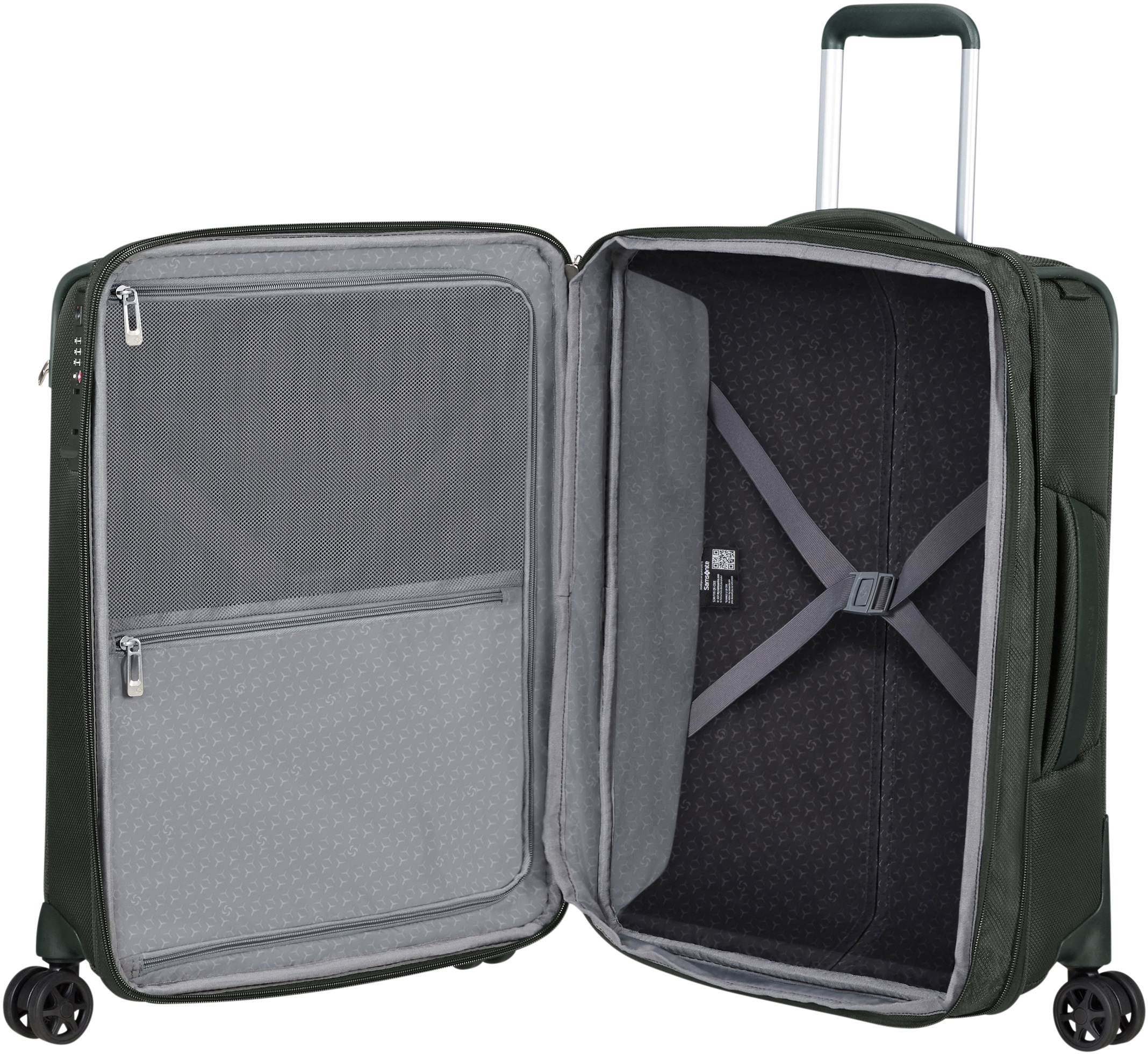 Samsonite Weichgepäck-Trolley »RESPARK exp, verschiedene Größen und Farben«, 4 Rollen, Reisekoffer Aufgabegepäck Reisegepäck mit Volumenerweiterung