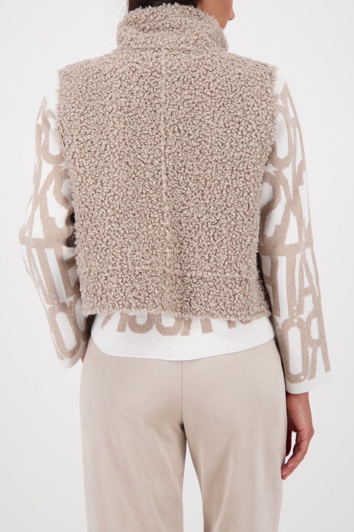 Monari Wendeweste Regular fit mit Stehkragen