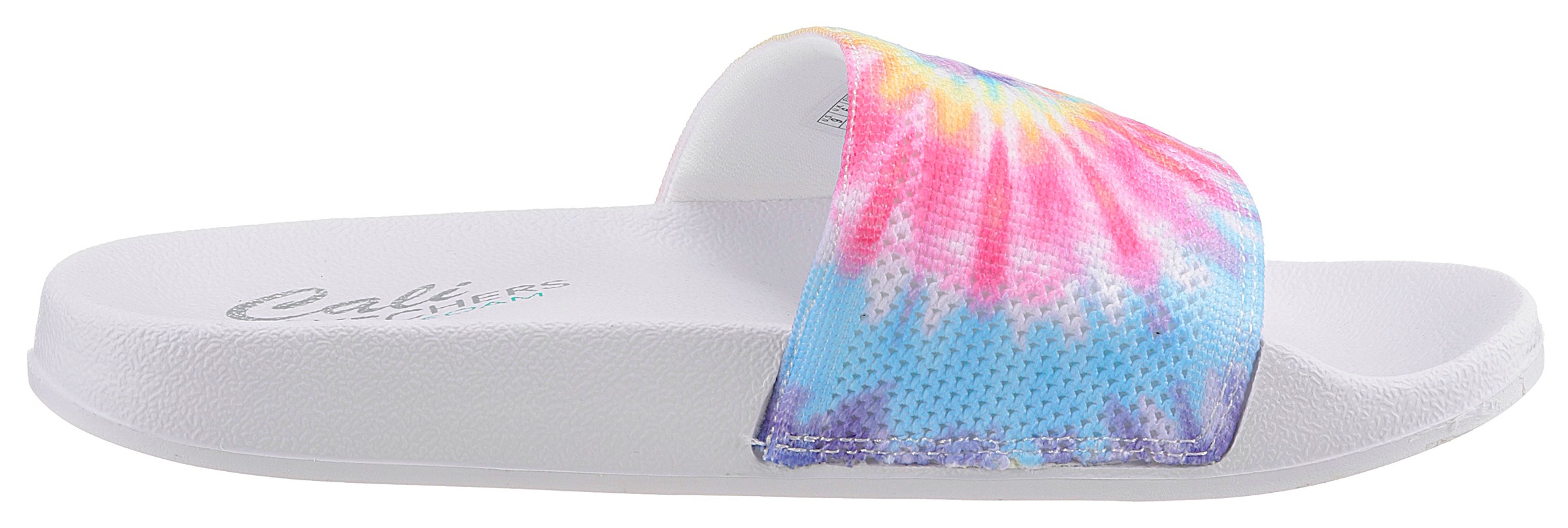 Skechers Pantolette »POP UPS SANDY LIVIN'« im lässigen Batik-Look