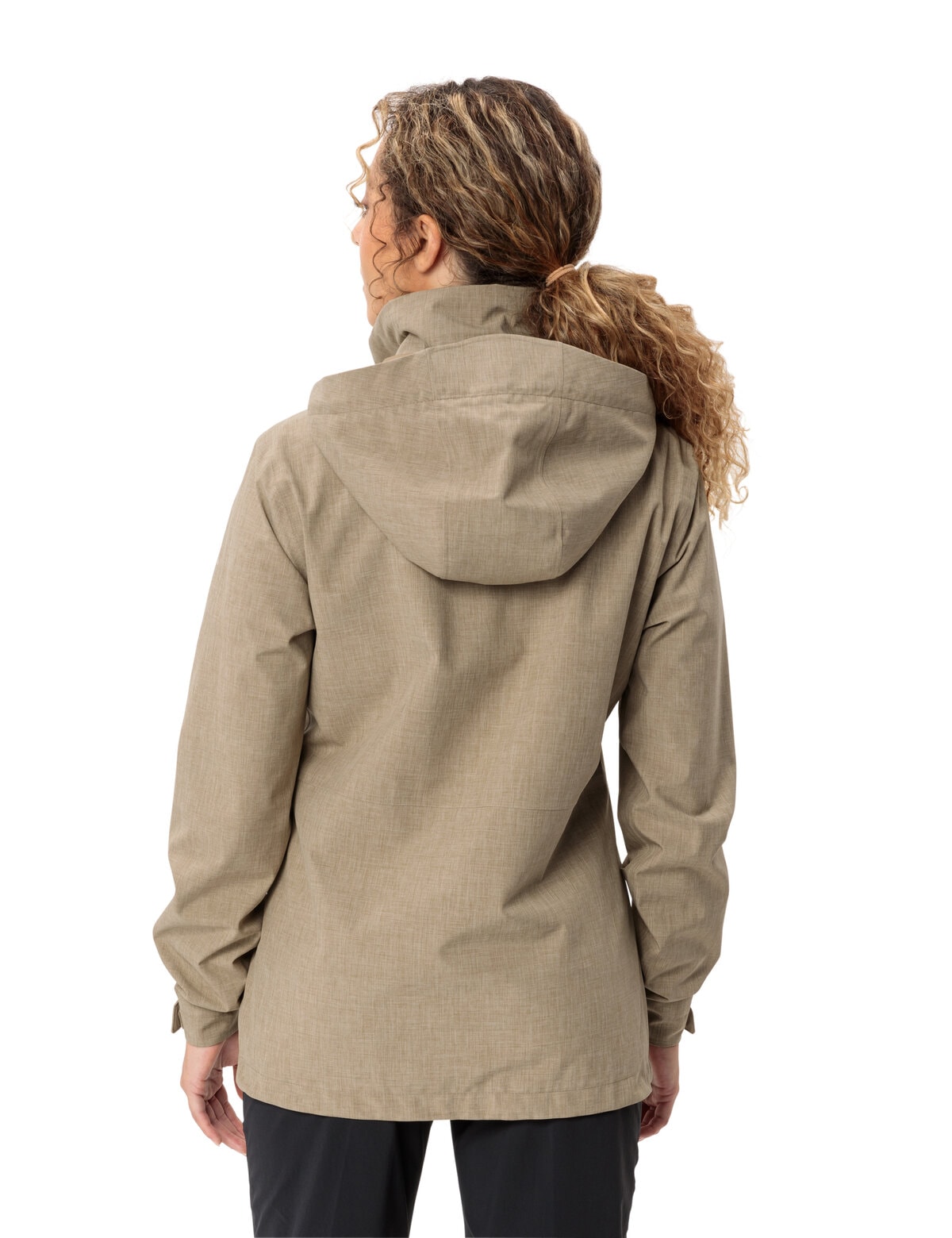 VAUDE Outdoorjacke »Women's Rosemoor Jacket II« mit Kapuze mit abnehmbarer Kapuze, wasserabweisend, windabweisend, atmungsaktiv