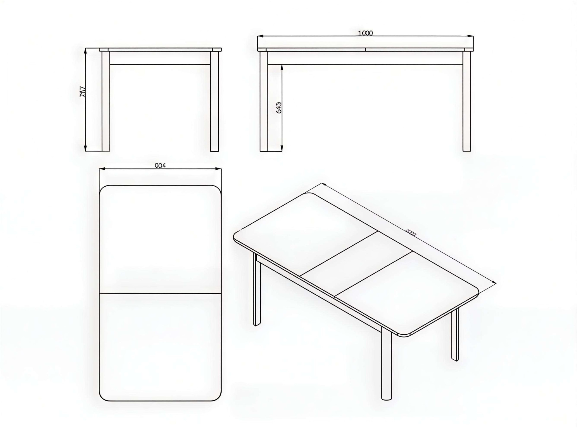 Home affaire Esstisch »Darwen Esszimmertisch, Speisetisch, Küchentisch, ausziehbar bis 200 cm« Platz für bis zu 8 Personen