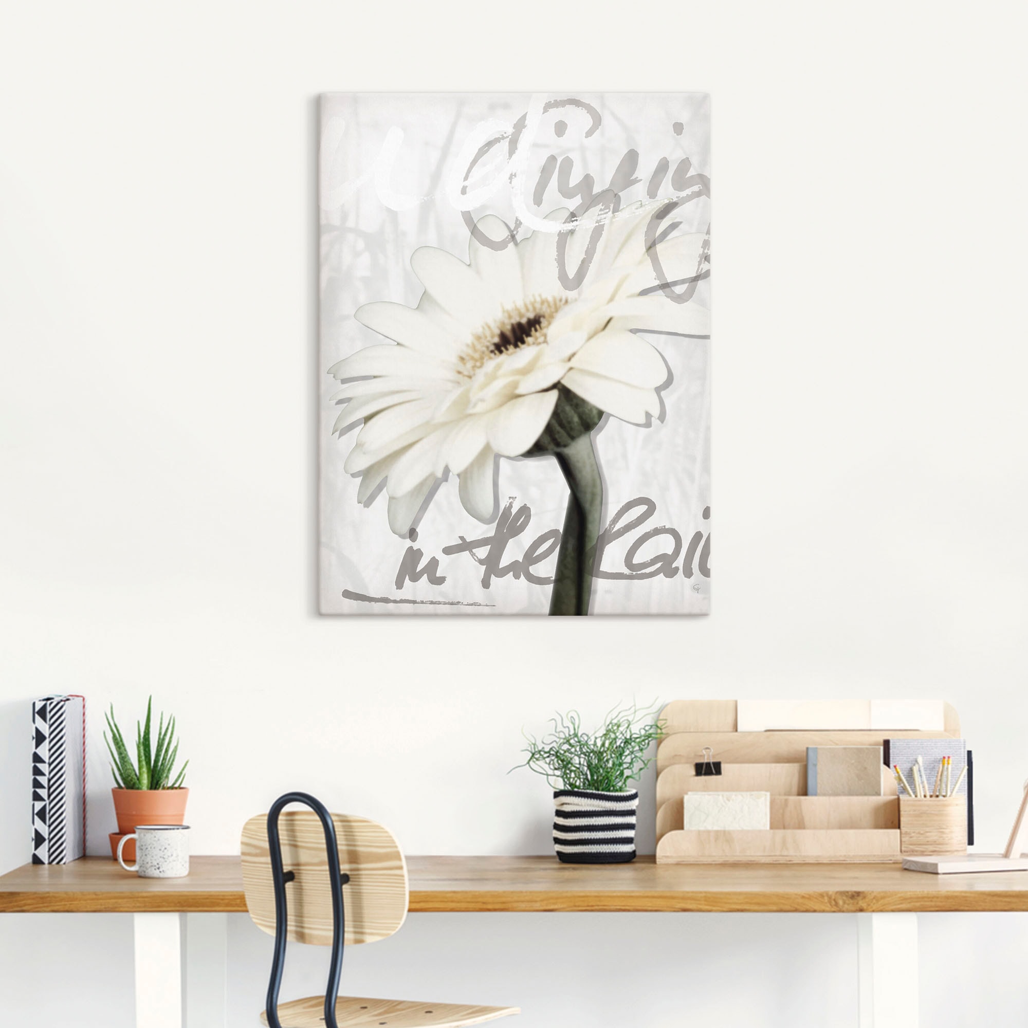 Artland Wandbild »Gerbera«, Blumenbilder, (1 St.), als Leinwandbild, Poster, Wandaufkleber in verschied. Größen