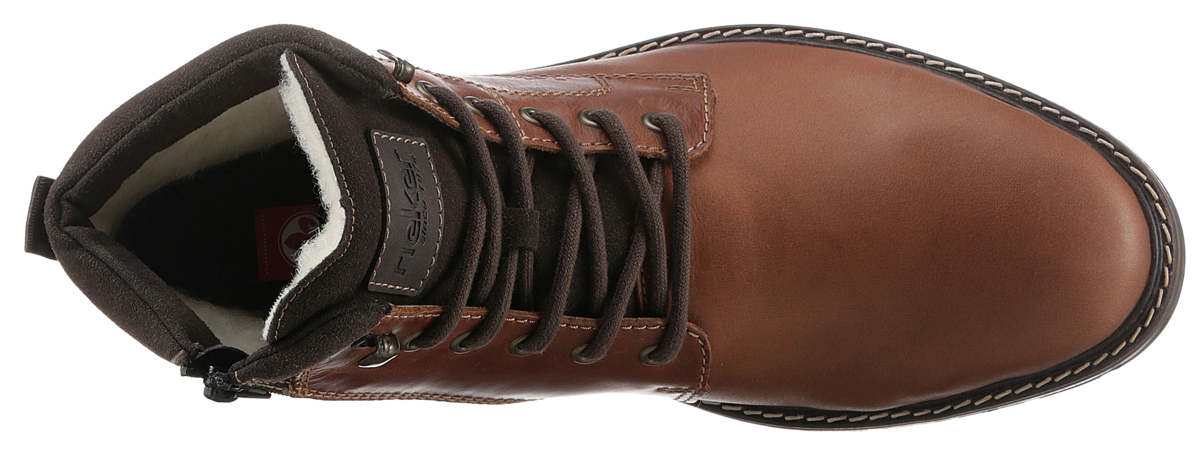 Rieker Winterstiefelette  , Schnürstiefel, Business Schuh mit wasserabweisender TEX-Membran