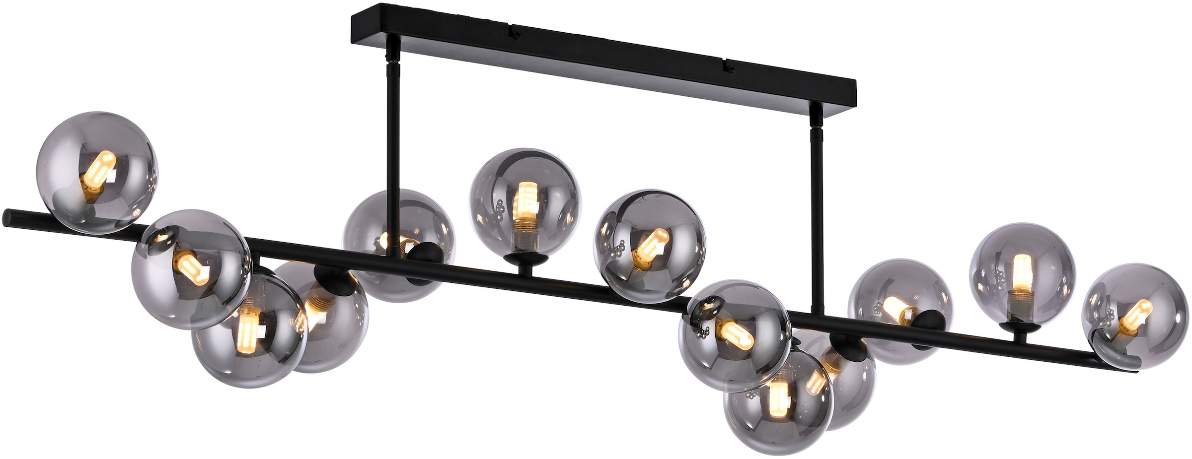 SCHÖNER WOHNEN-Kollektion LED Deckenleuchte »DUBAI« G9 1 Stk. Warmweiß SCHÖNER WOHNEN Kollektion, Rauchgläser