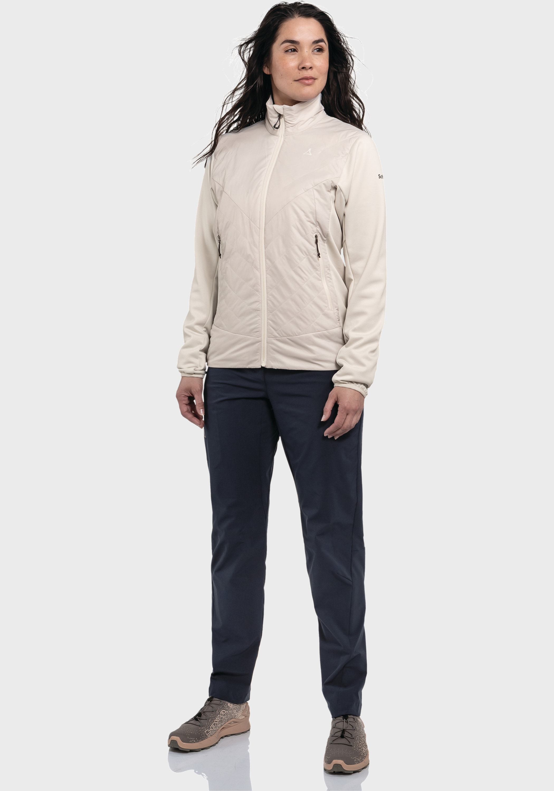 Schöffel Fleecejacke »Hiking Hybrid Jk Style Cascata WMS«, ohne Kapuze