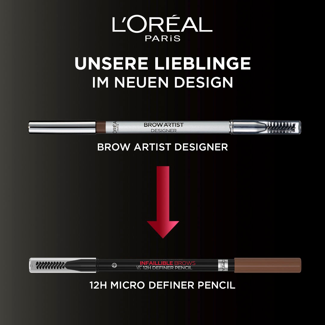 L'ORÉAL PARIS Augenbrauen-Stift »Brow Artist Designer«, mit Farbpigment-Gel