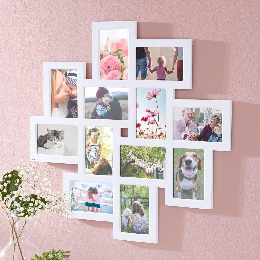 my home Bilderrahmen Collage »Family, weiß«, Fotorahmen, Bildformat 10x15  cm | Einzelrahmen
